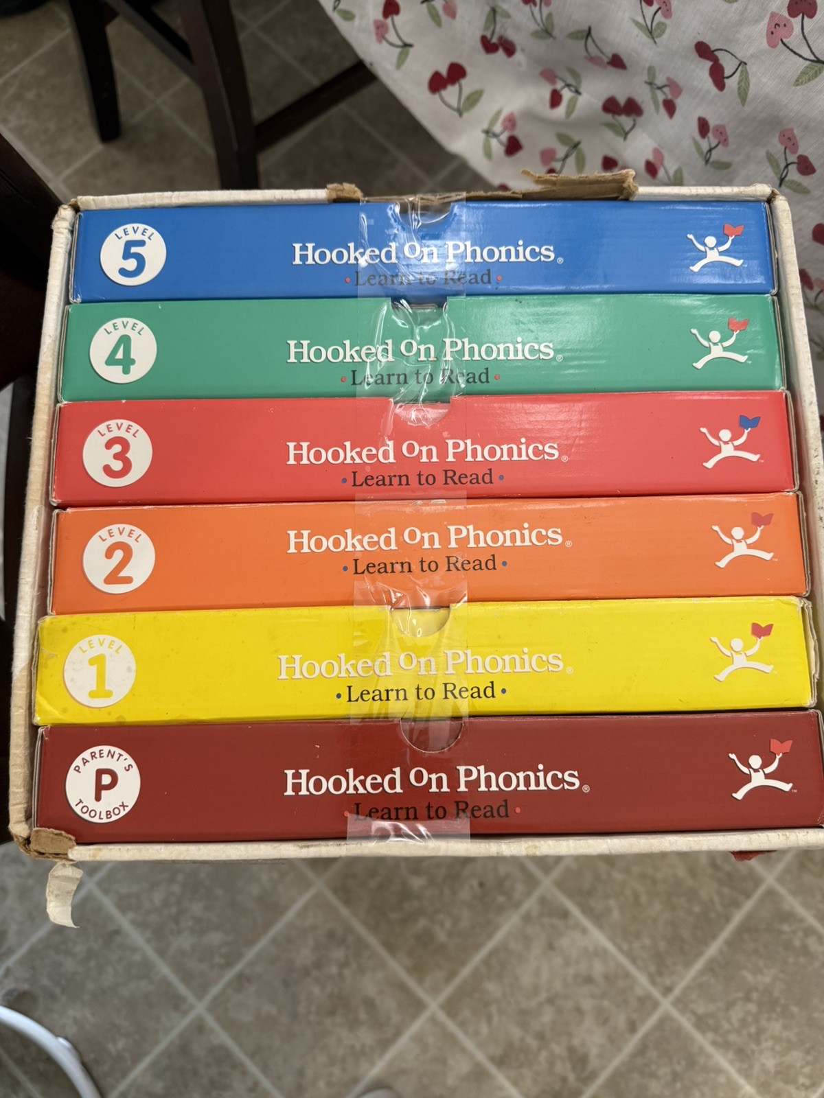 Hooked on Phonics Learn to Read Levels 1–5 Complete Set + Parents Toolbox