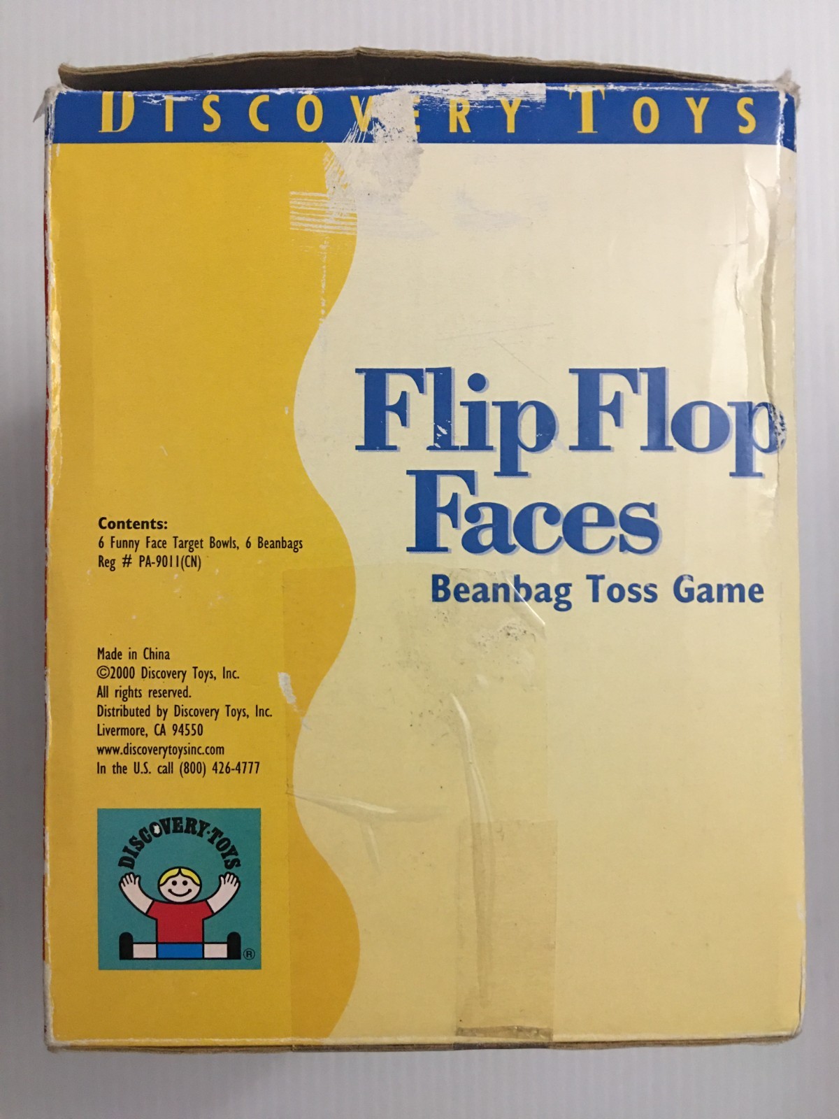 Flip Flop Faces Vintage Game 2000 Beanbag Toss Discovery Toys Feelings Emotions