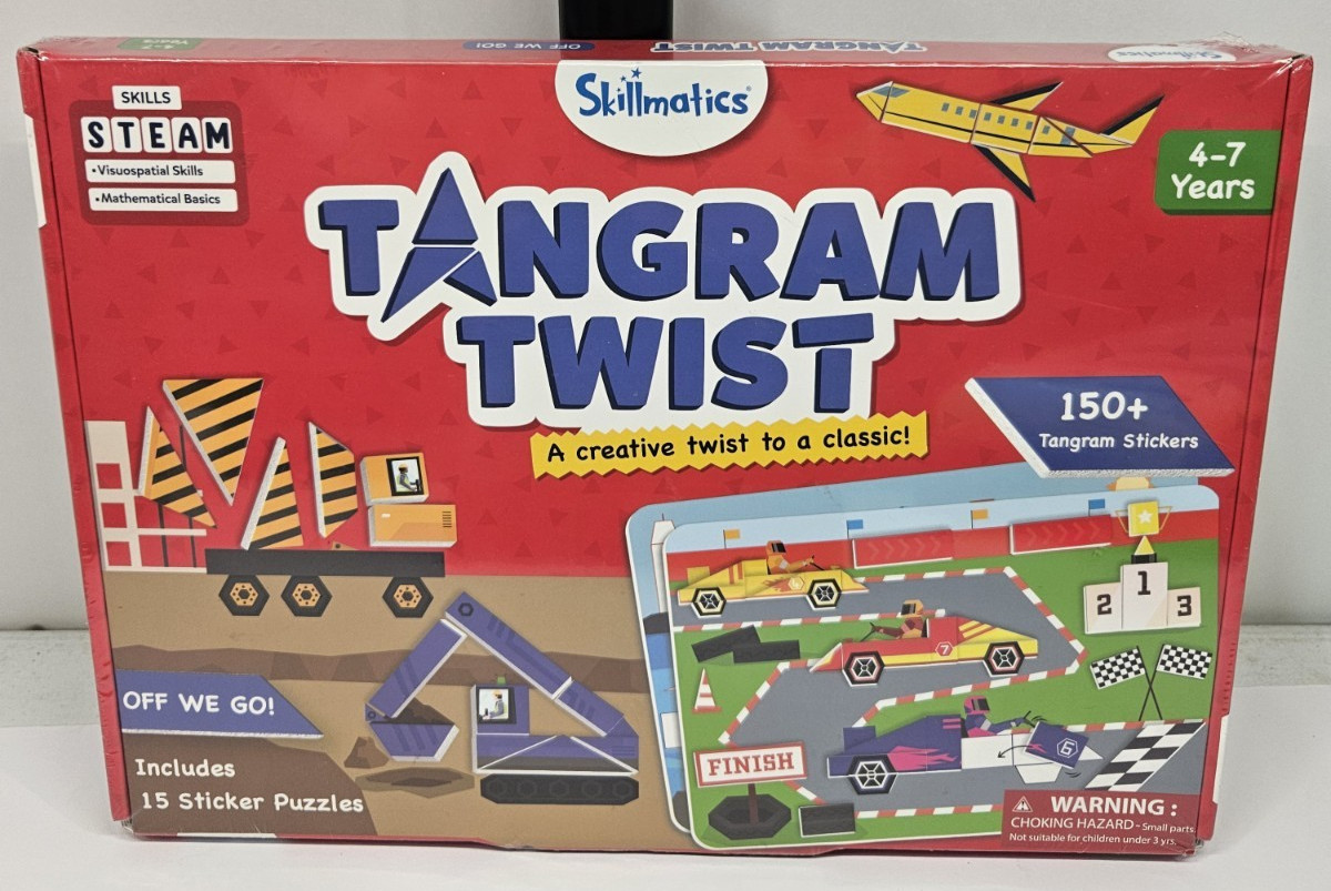Skillmatics Tangram Twist Off We Go New Sealed STEM Puzzle Game Ages 4-7