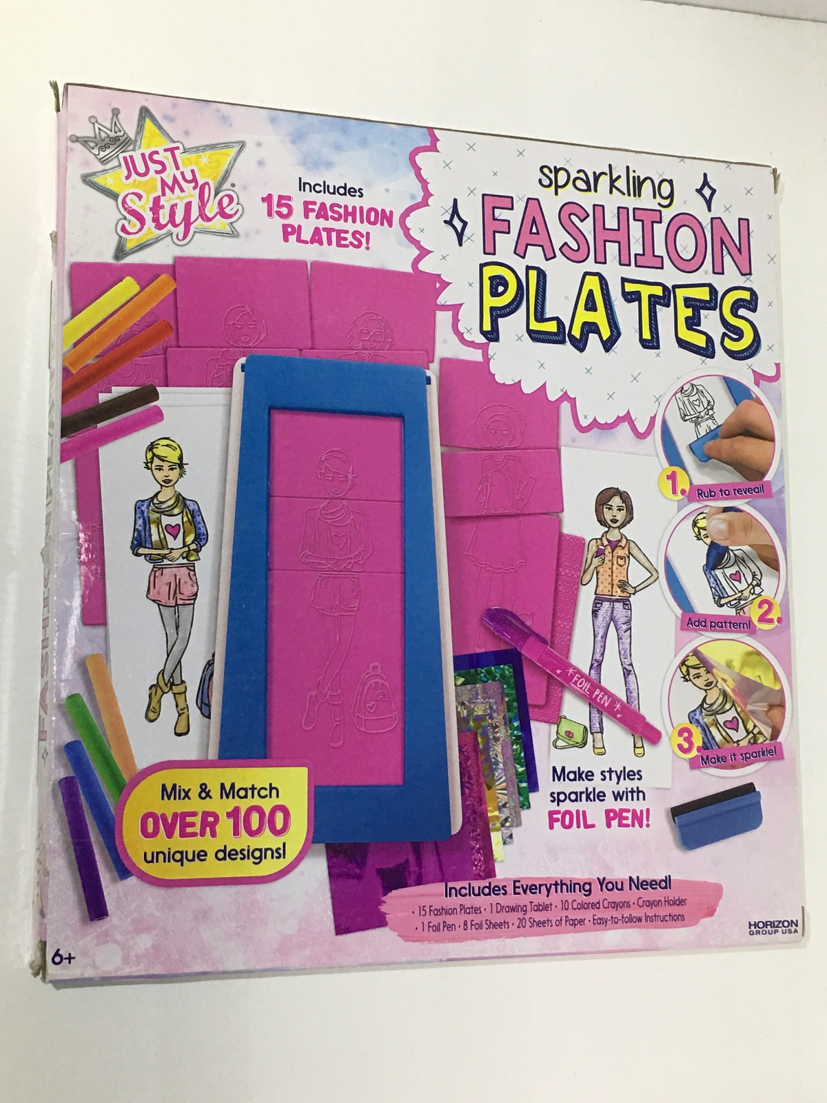 Just My Style 15 Sparkling Fashion Plates Mix & Match Over💯Unique Designs
