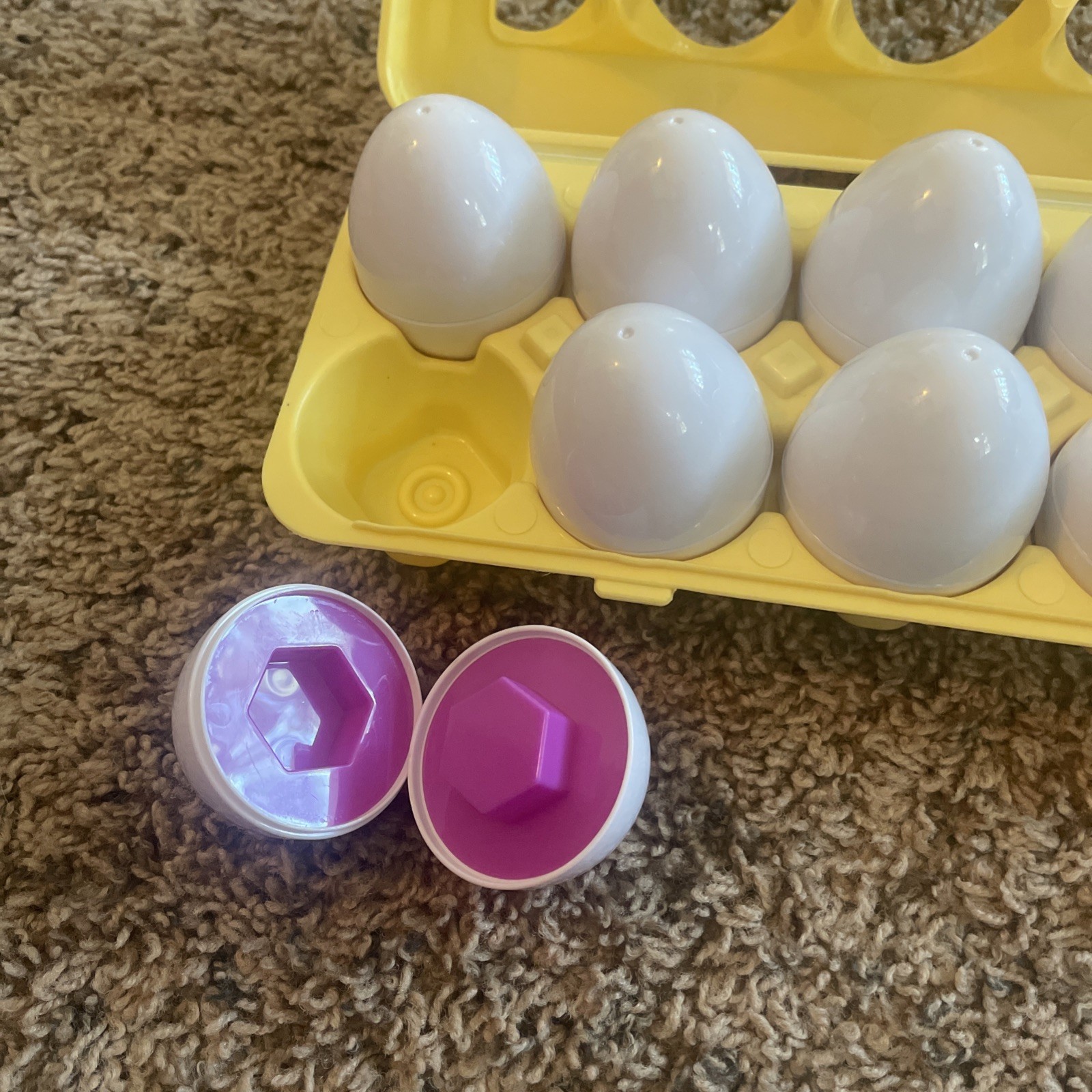 Kidzlane Match And Count egg carton toy for toddlers educational learning toy