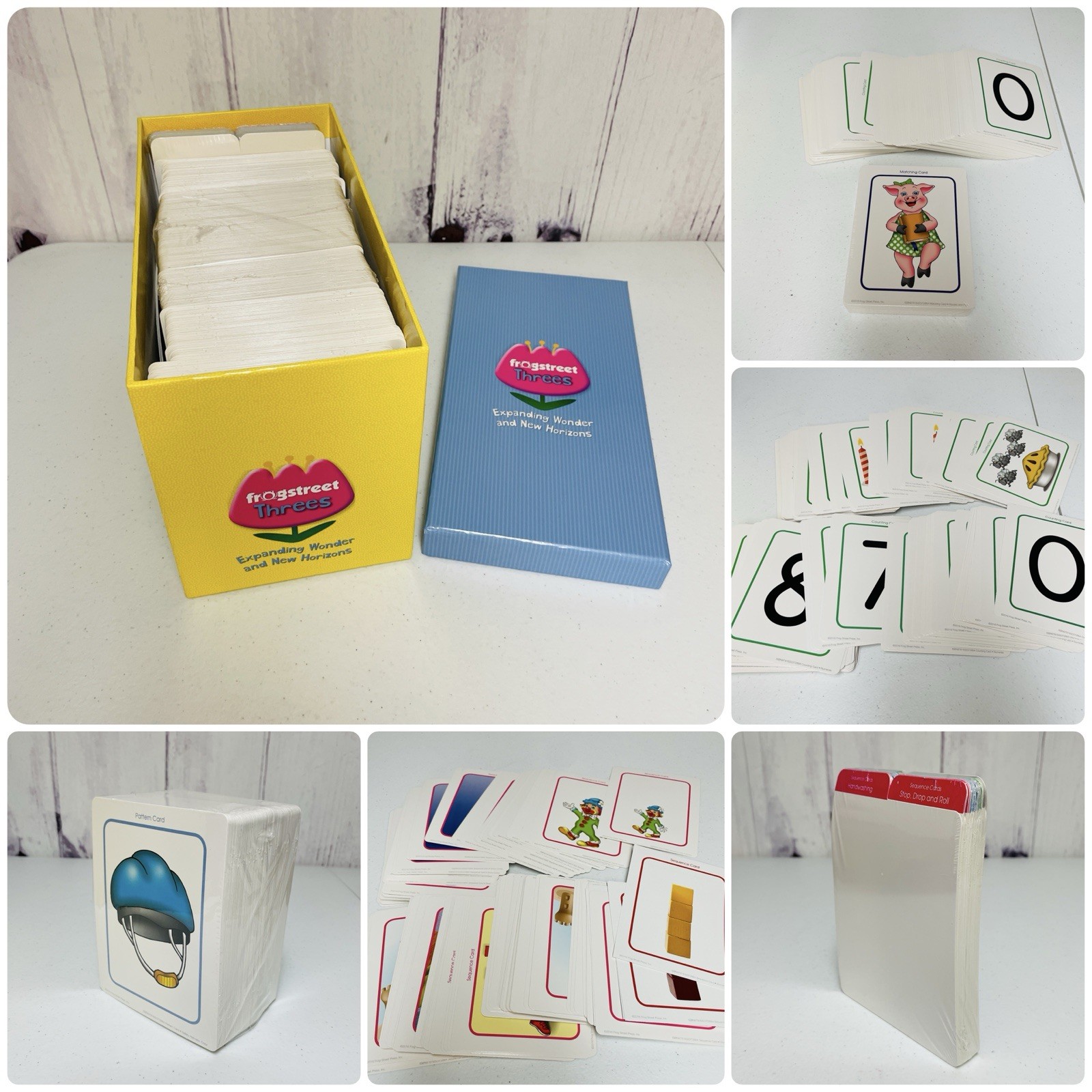 Frog Street Threes Photo Activity Cards Set Home School Curriculum Teach Learn