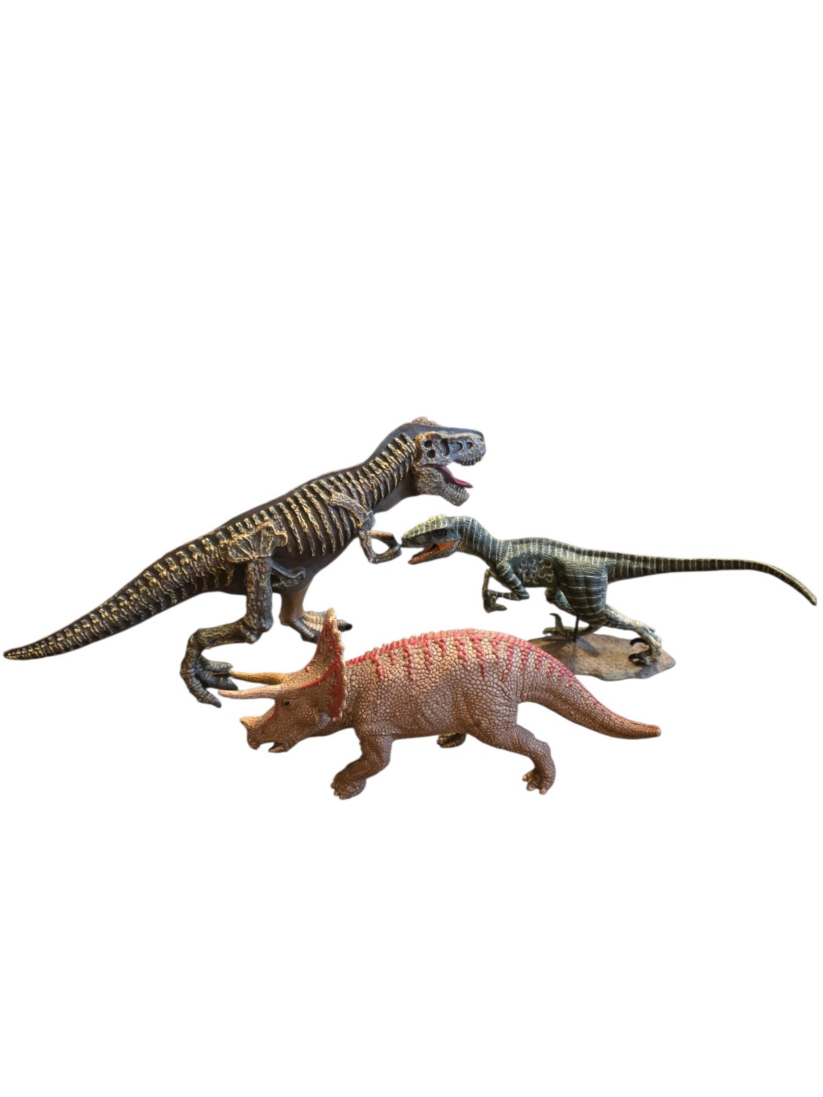 Dinosaur World Amazing Expedition 3d Dinos Lot Of 3