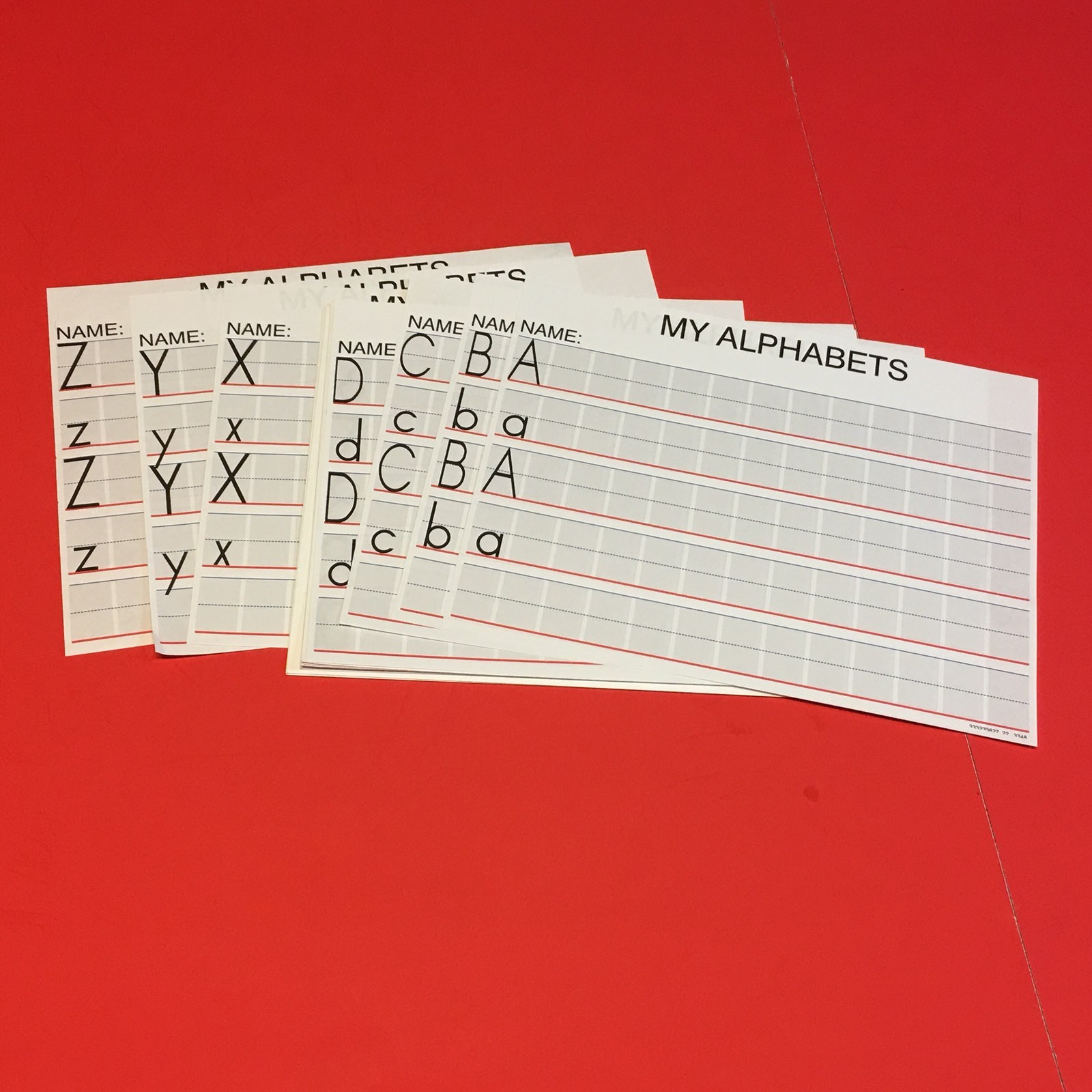Writing Paper for Kids – My Alphabets – 11X 8.5 in, 20 lb, 25 sheets