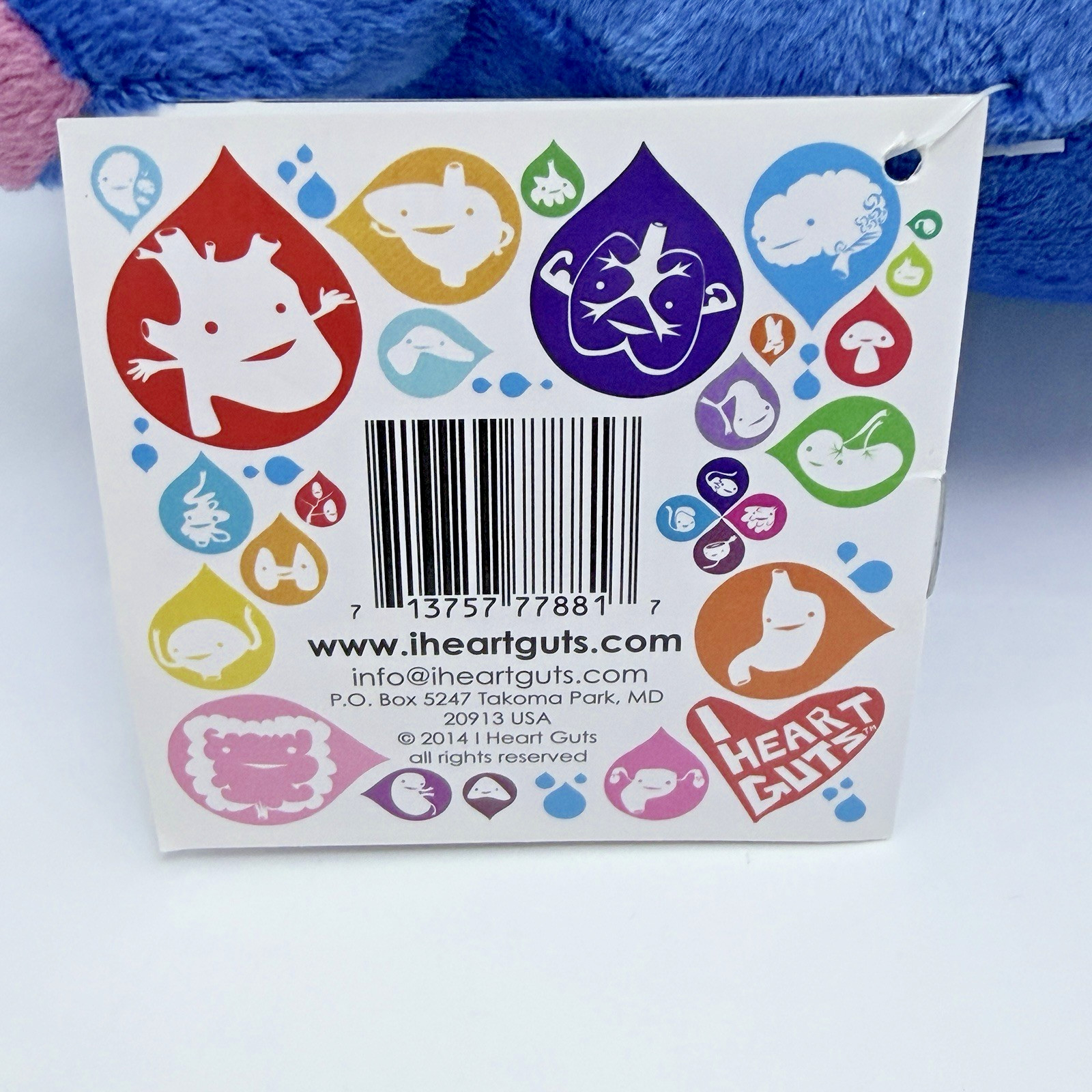 I Heart Guts Lungs Plush I Lung You Doll Science Toy Organ Body Part Lungs