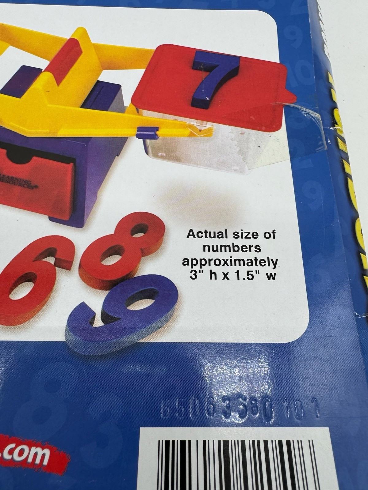 NEW Learning Resources Jumbo Plastic Weighted Numbers Balance Scale LER 2049 NIB