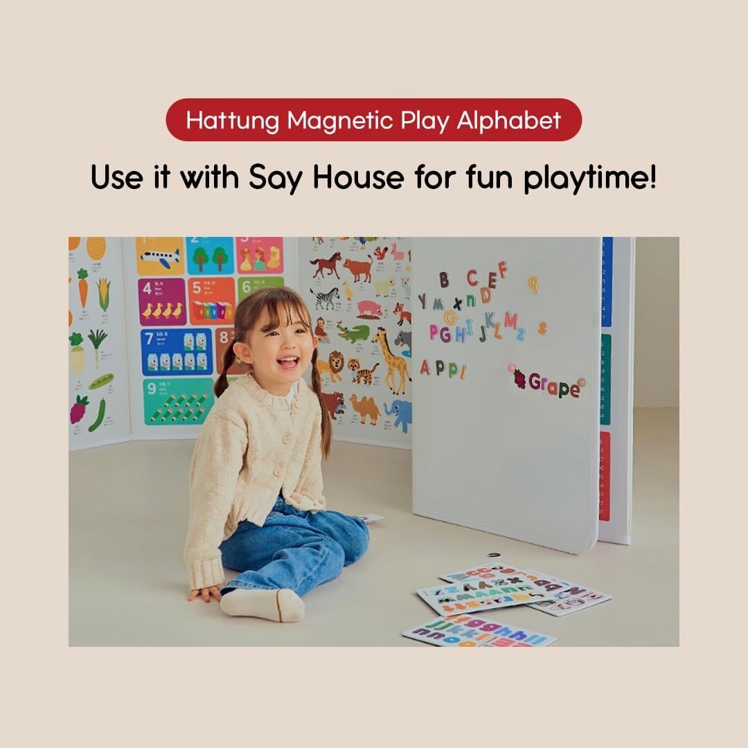 Magnetic Alphabet & Learning Cards for Toddlers,Soft Foam, Fun & Educational