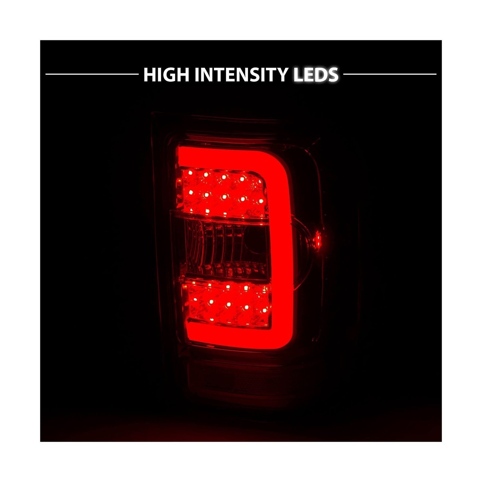 AmeriLite for 2001-2011 Ford Ranger C-Type LED Tube Ruby Red Replacement Brak…