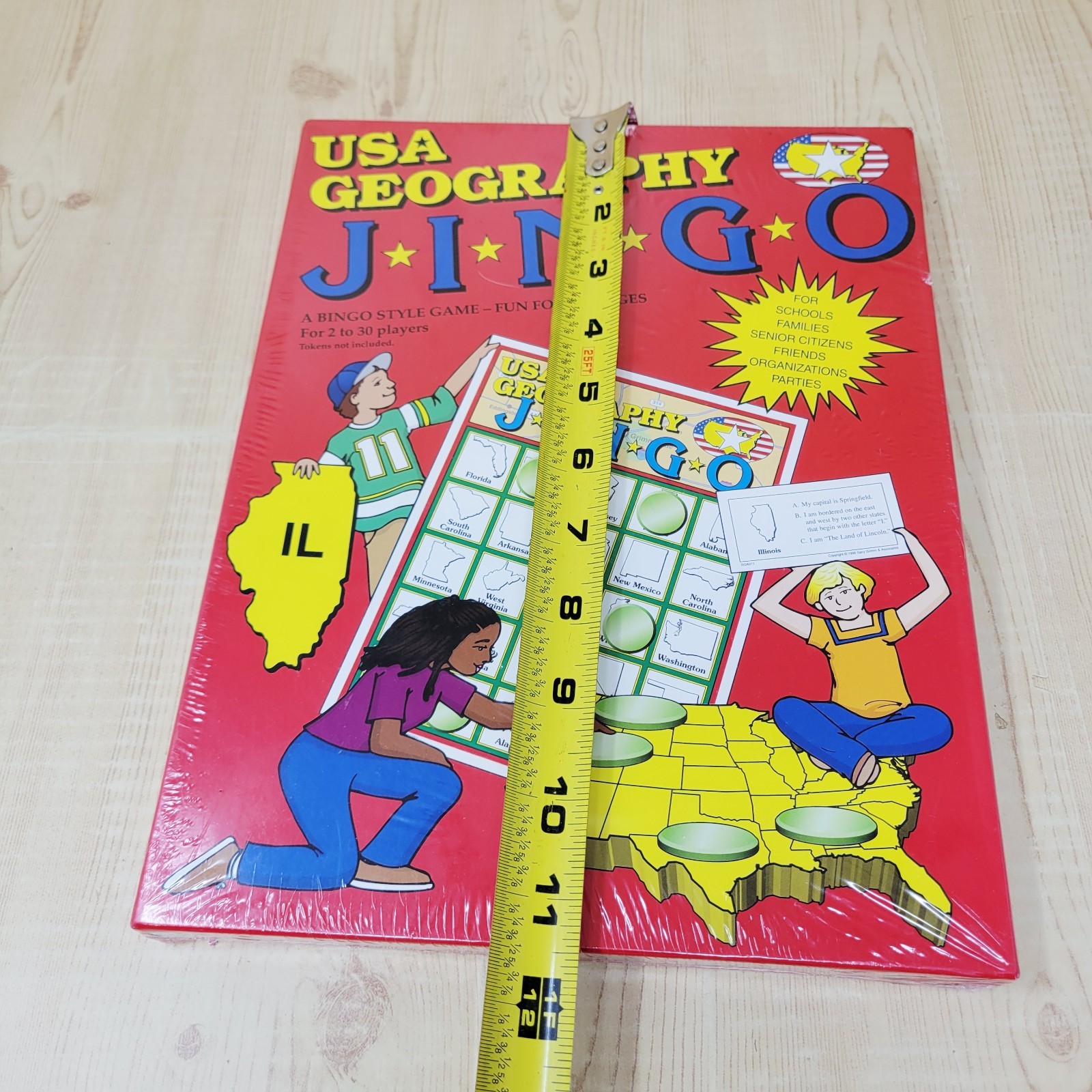 USA Geography Jingo Bingo Game NEW SEALED Minor Damage to Packaging