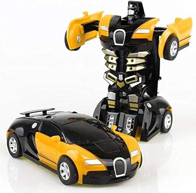 Kid’s Robot Bugatti Veyron Car Toy – 2-in-1 Transforming Robot Race Car