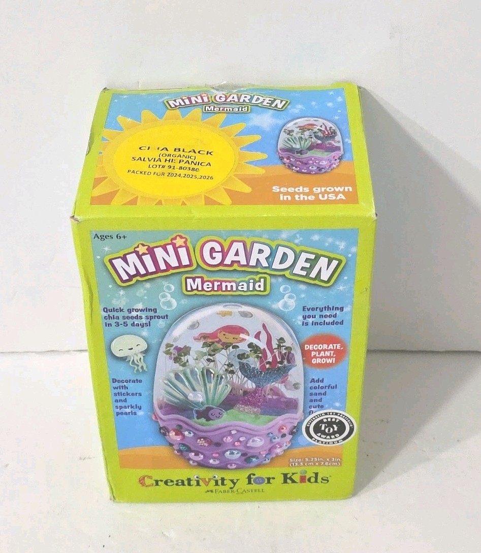 Mini Garden Mermaid Terrarium Creativity for Kids
