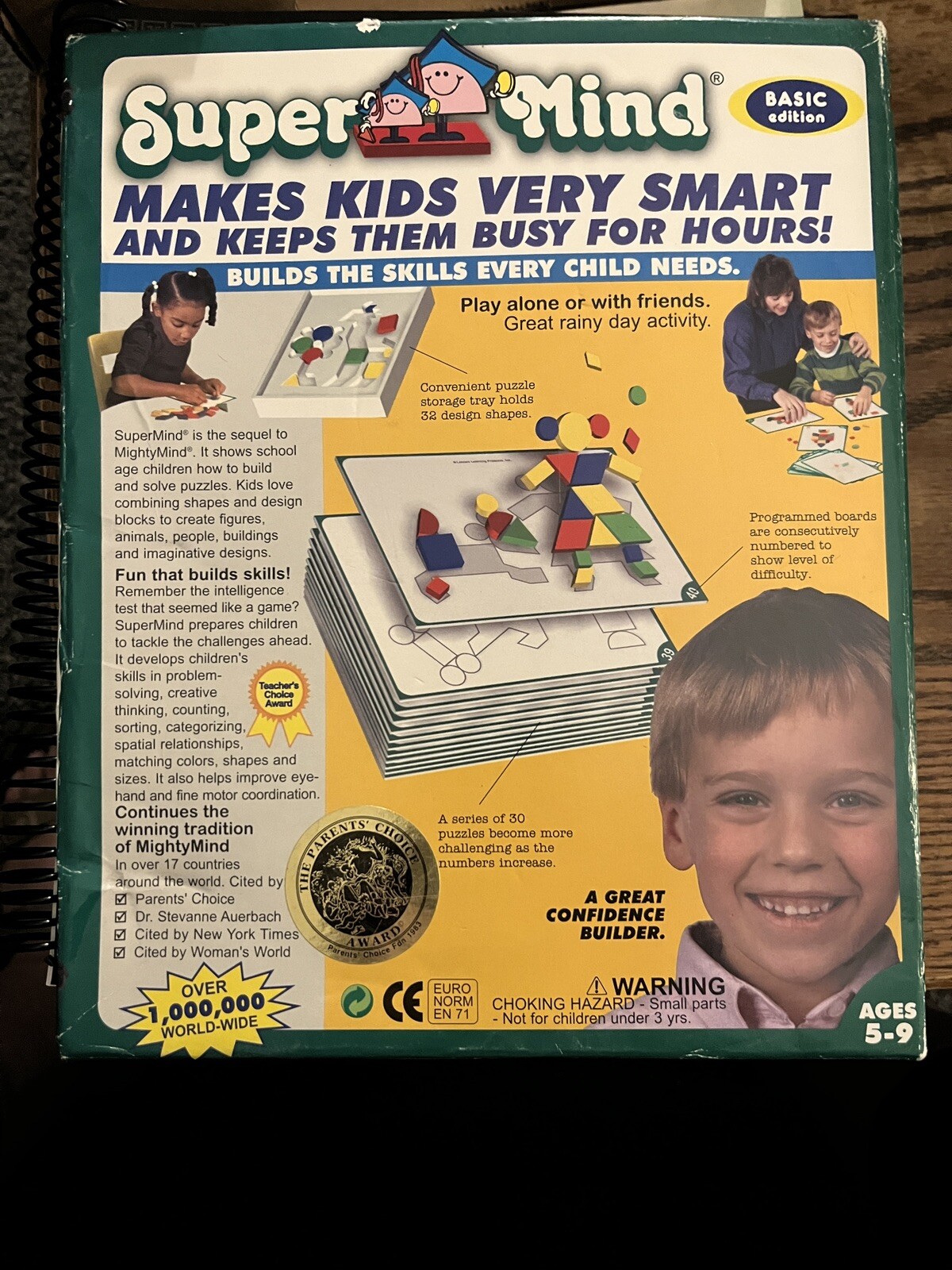 Super Mind Basic Edition, Plastic Color Pieces Puzzle Mind Game.