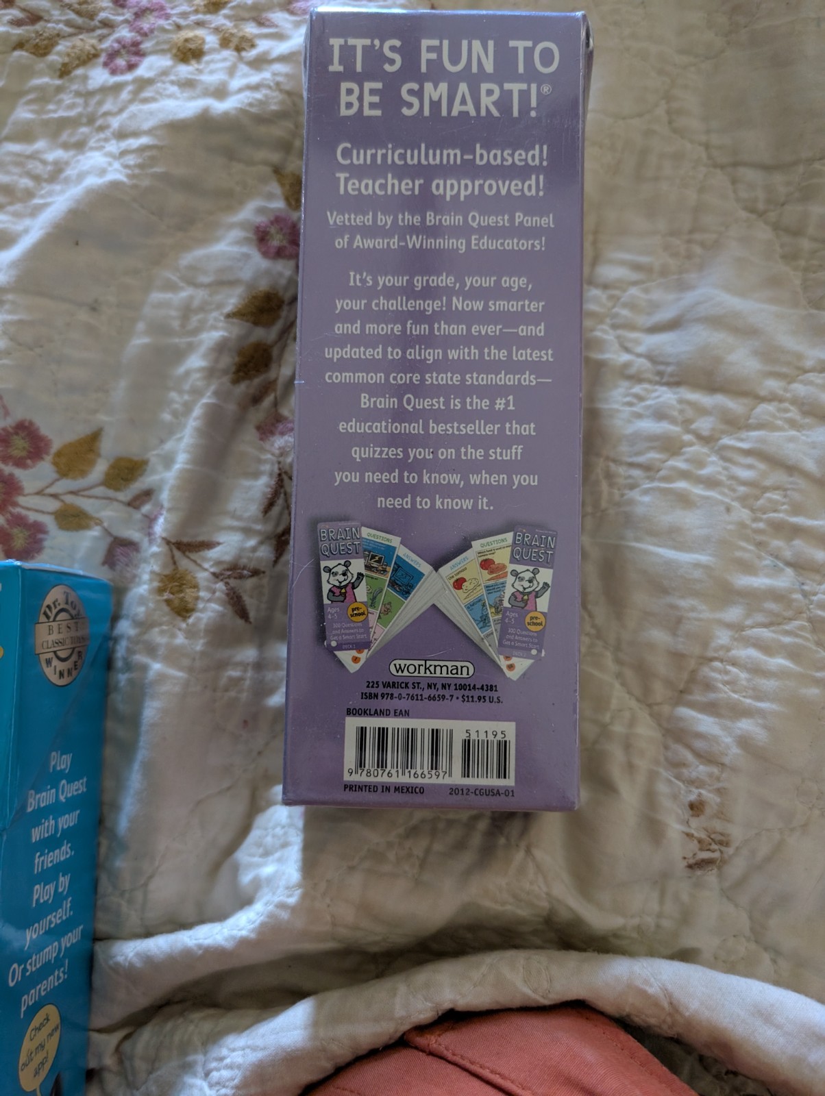 Set Of 2 Brain Quest Card Sets. Level Pre-school And Grade 1