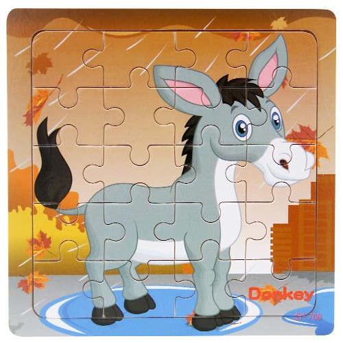 Children’s poultry animal wooden puzzle