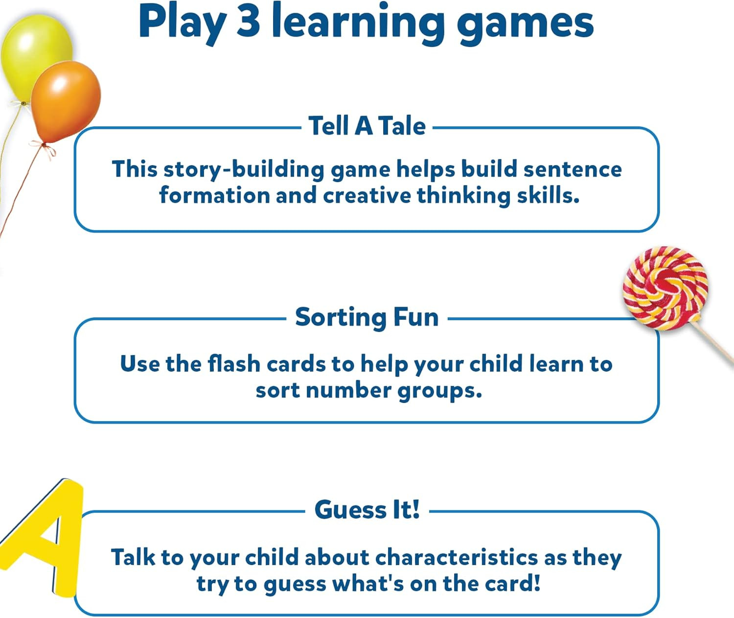 Skillmatics Thick Flash Cards for Toddlers – Letters, Numbers, Shapes & Colors