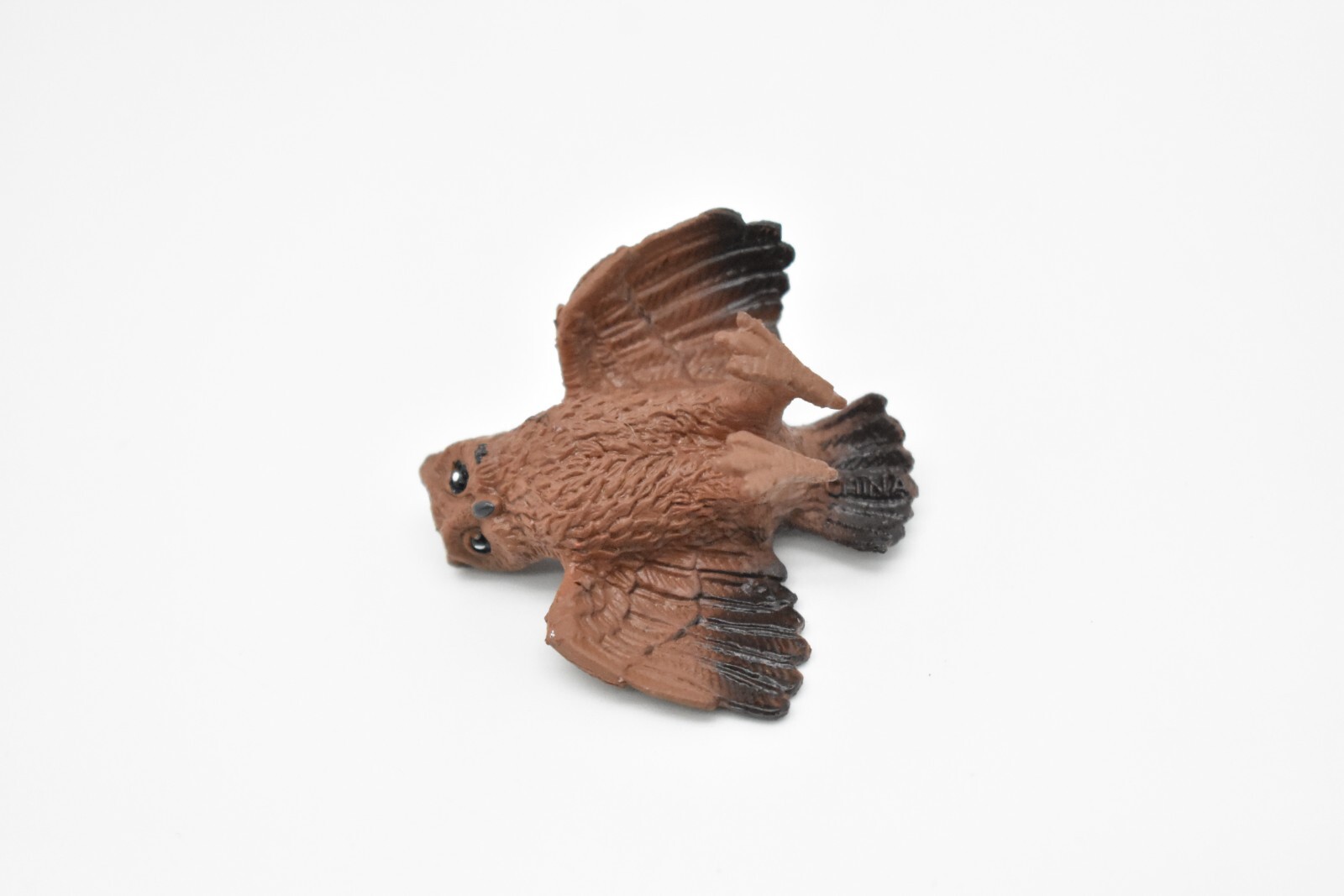 Great Horned Owl, Toy Plastic Reproduction Hand Painted Model 2″ F609 B131