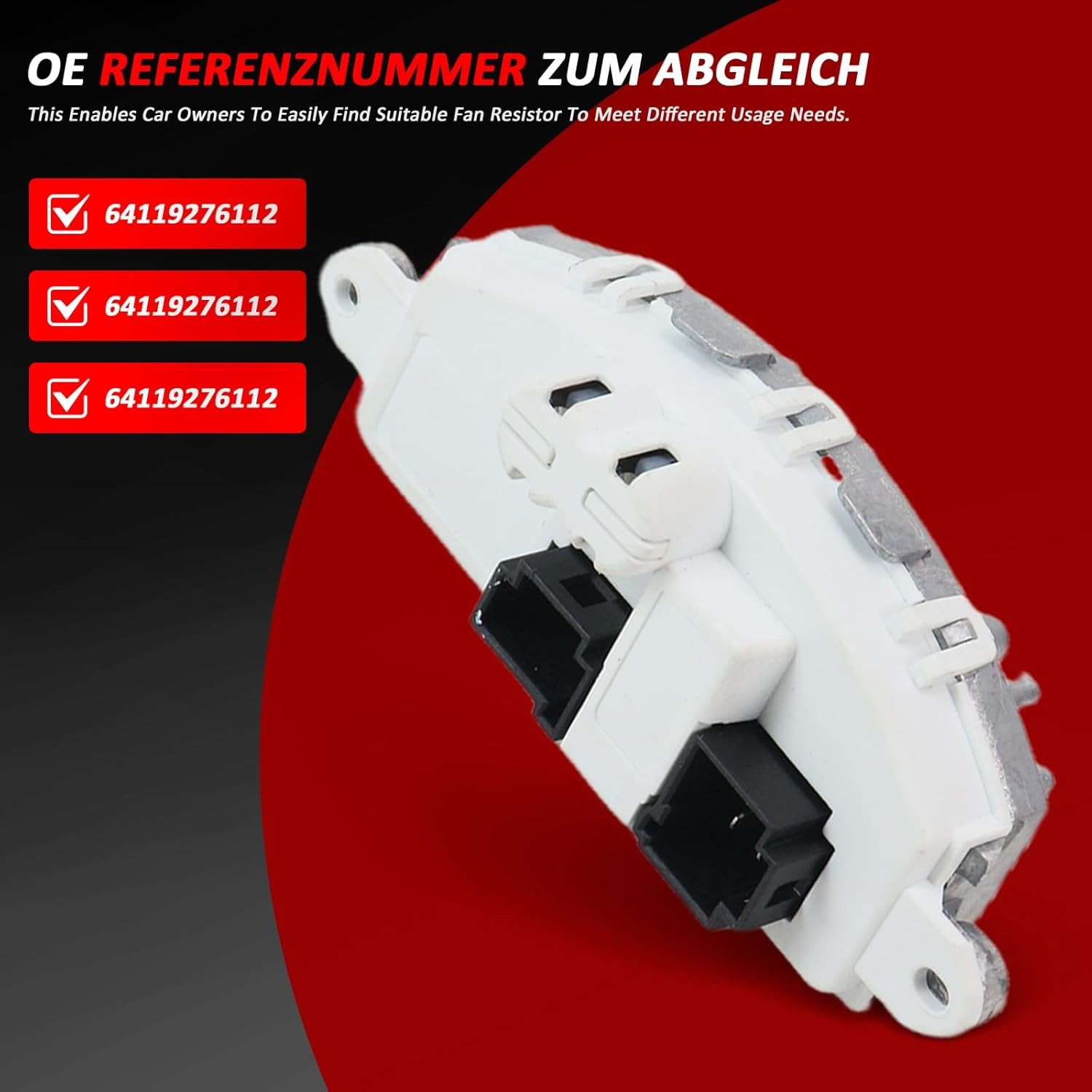 64119276112 2011-2025 FOR BMW F15 F16 428i X5 320i 335i Heater Blower Regulator