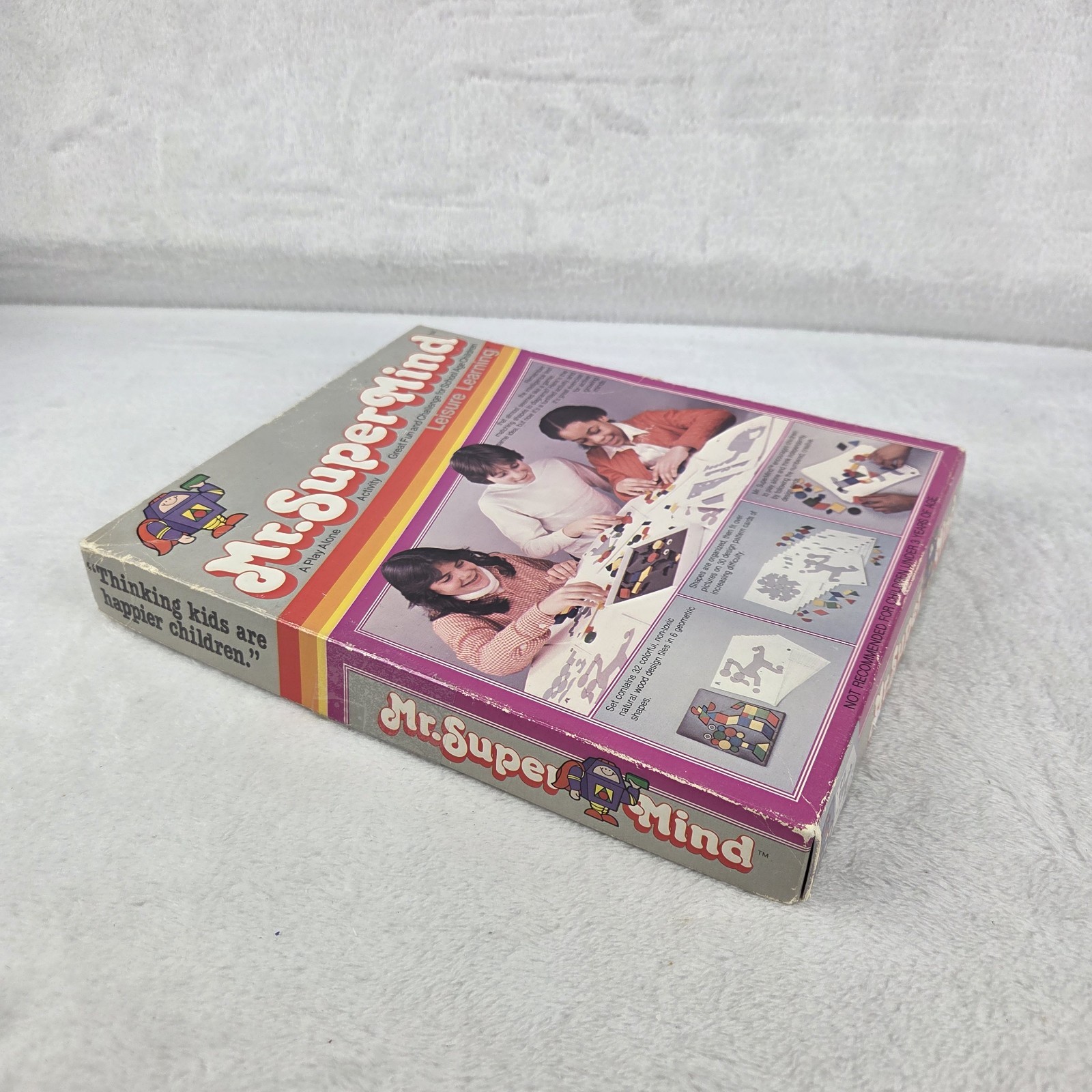 Vintage 1981 Mr SuperMind Puzzle Game Leisure Learning Complete W/ Extras