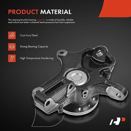 Front Right Steering Knuckle & Wheel Bearing Hub Front Right Passenger Side