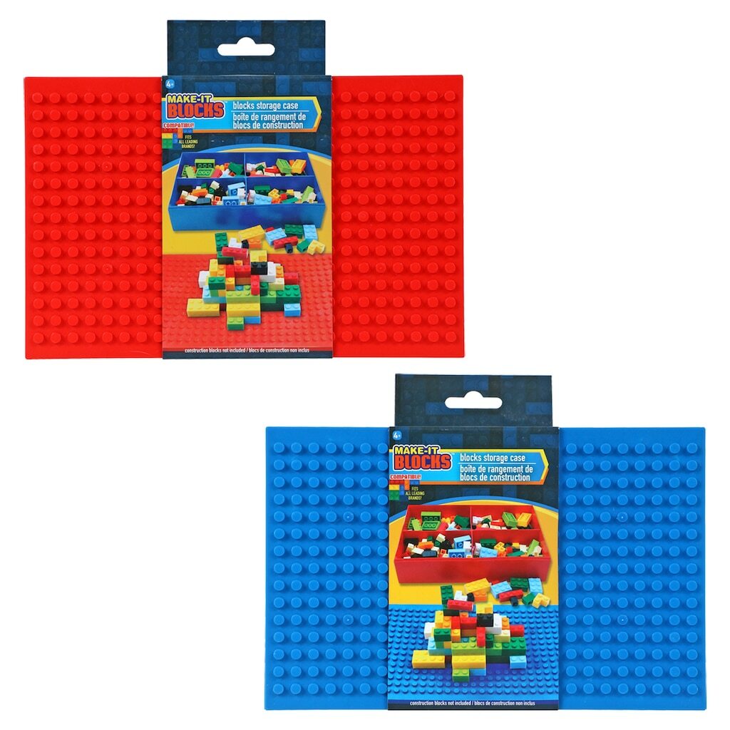 Make-It Blocks Compartmentalized Storage Cases; Compatible w/ All Leading Brands
