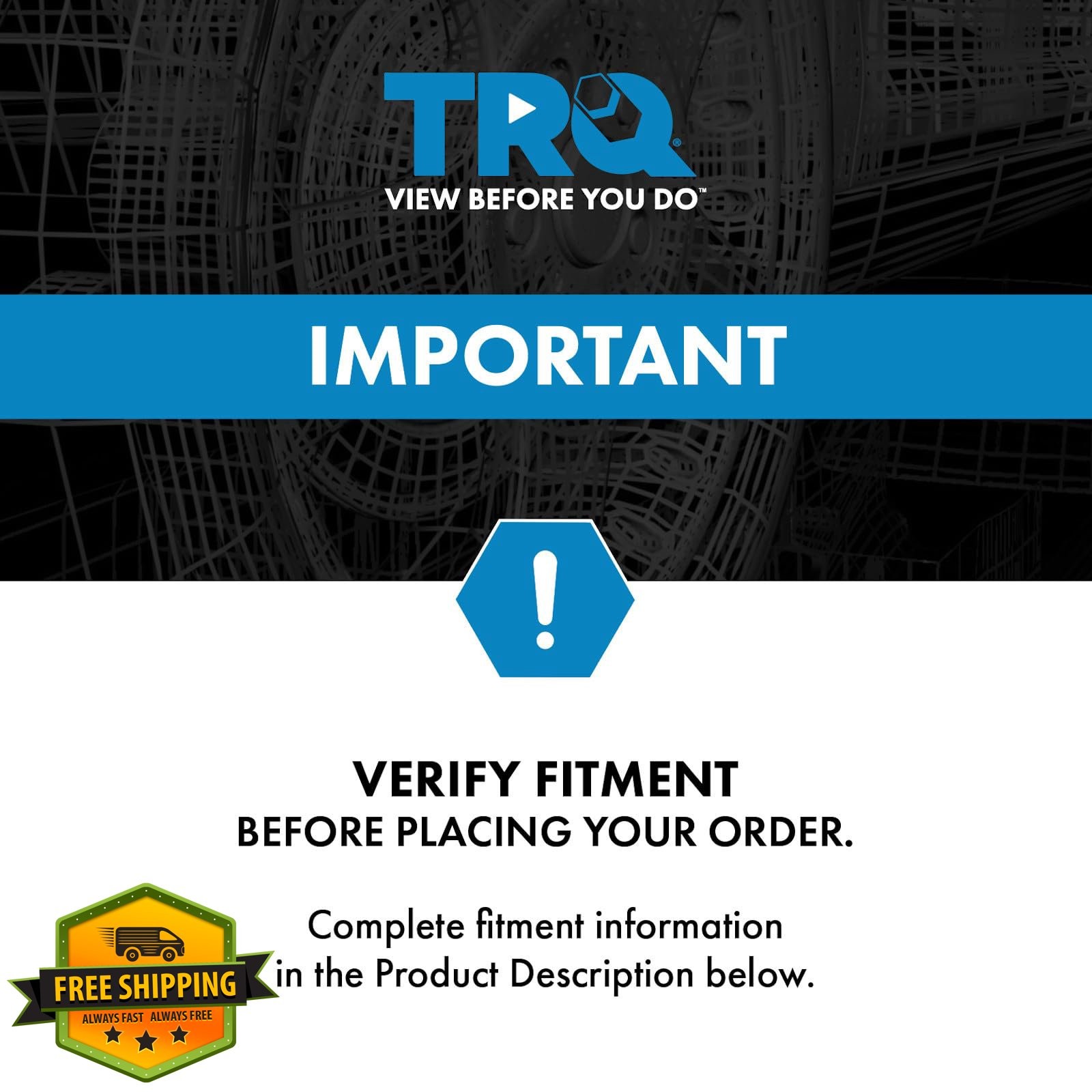 TRQ Front Left CV Axle CSA45543 for Fiat 500