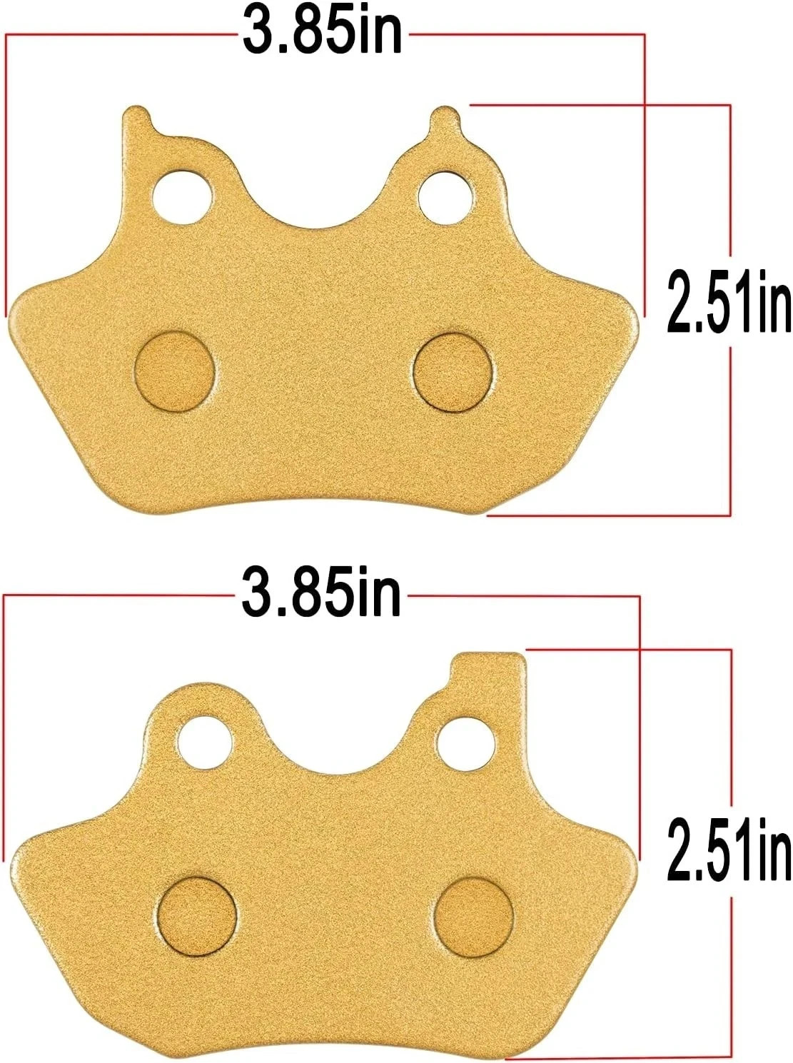 Brake Pads Heavy-duty Ceramics for Harley Davidson 2000-2007 Touring Flhtcu-i