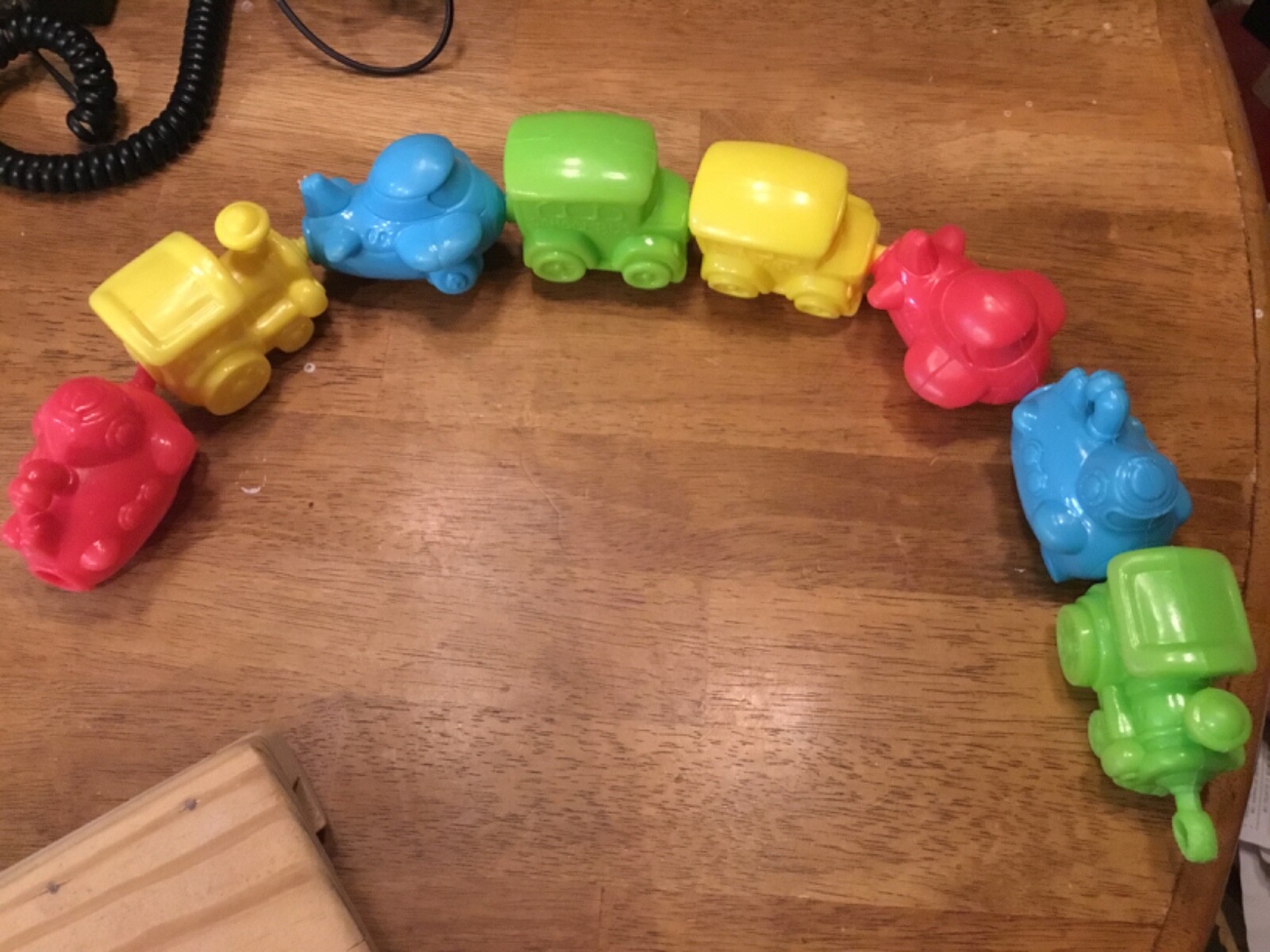 PlayGo Toddler Lot of 8 Plastic Snap Pop Assorted Vehicles