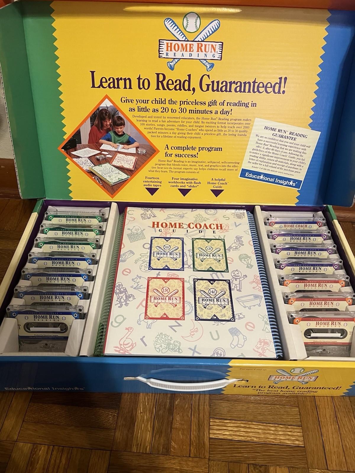 Learn to Read Program by Educational Insights 4+ Home School Workbooks Tapes