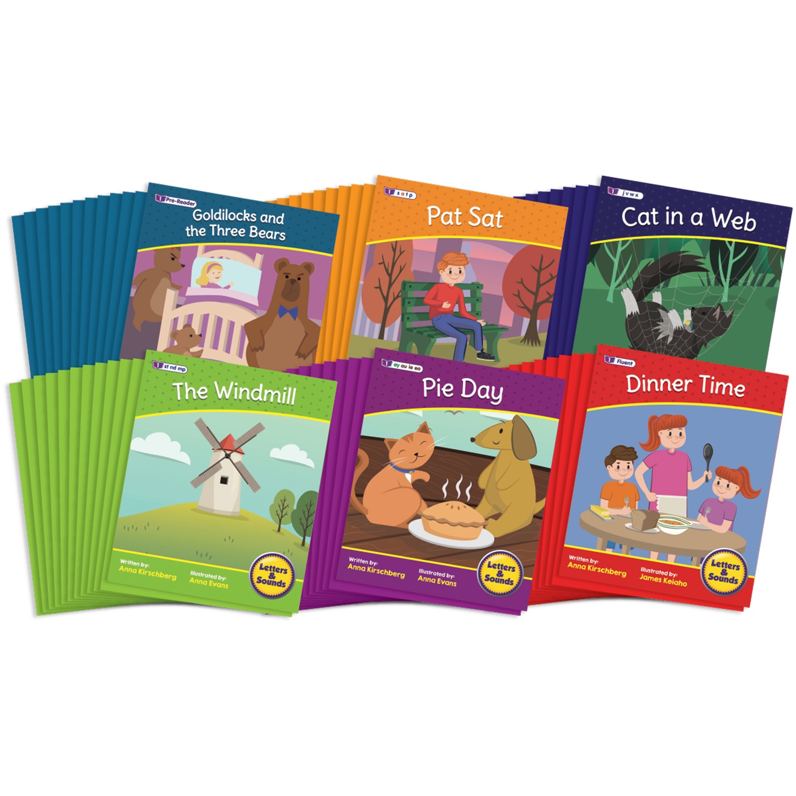 Junior Learning Letters & Sound Set 2 Fiction Educational Learning Boxed Set
