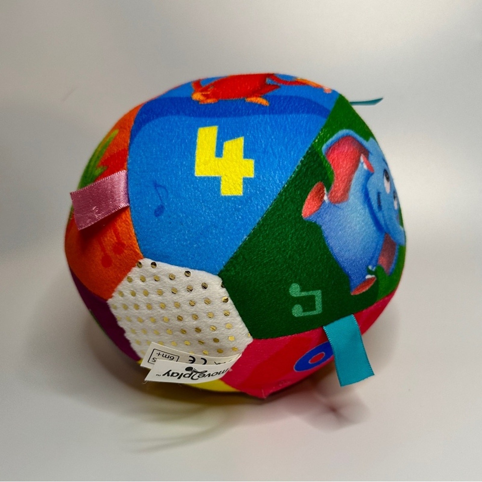 Move2Play Multicolored Ball Infant Toy Monkey