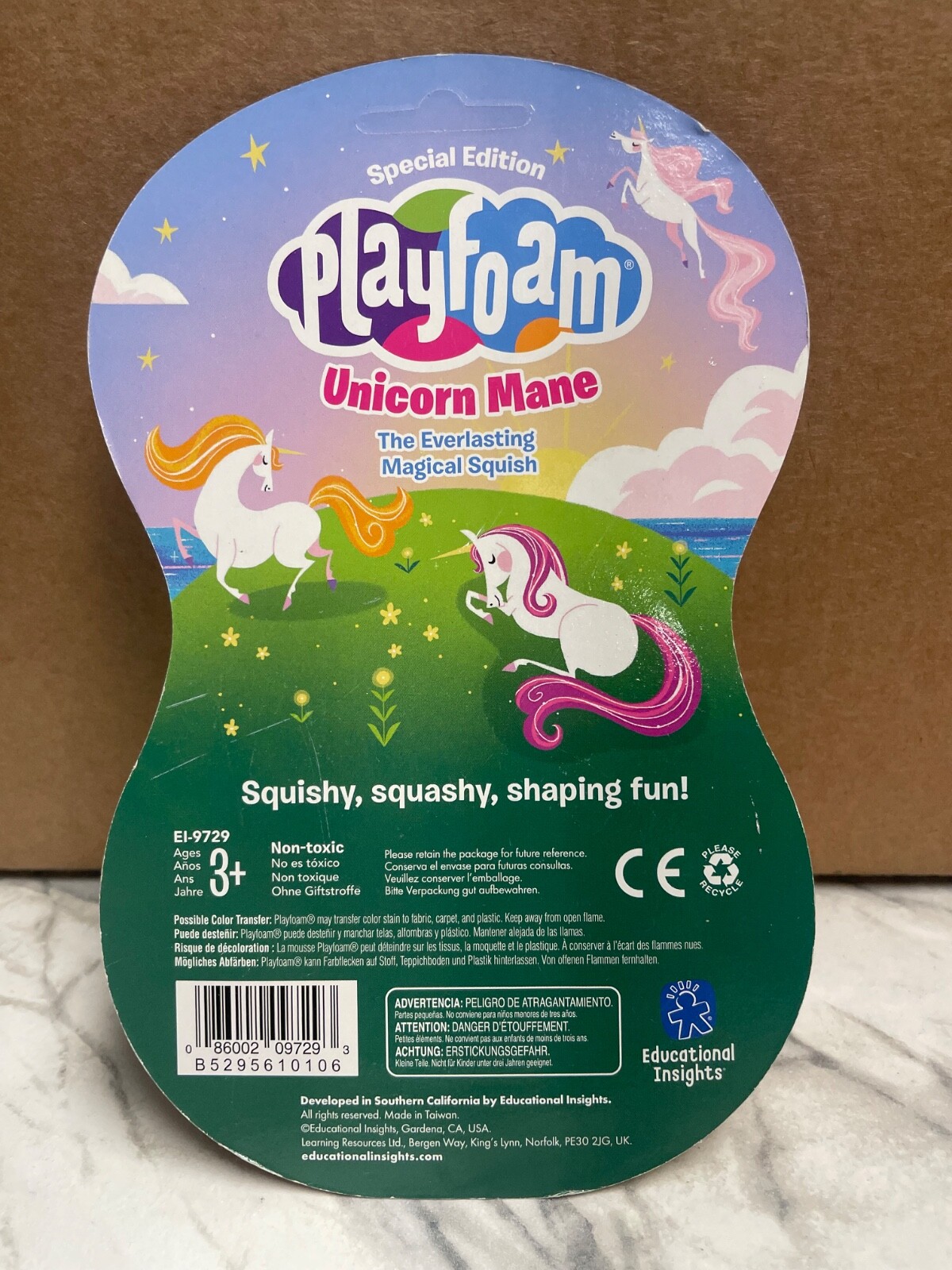 Educational Insights Playfoam Unicorn Mane, Fidget, Sensory Toy. New