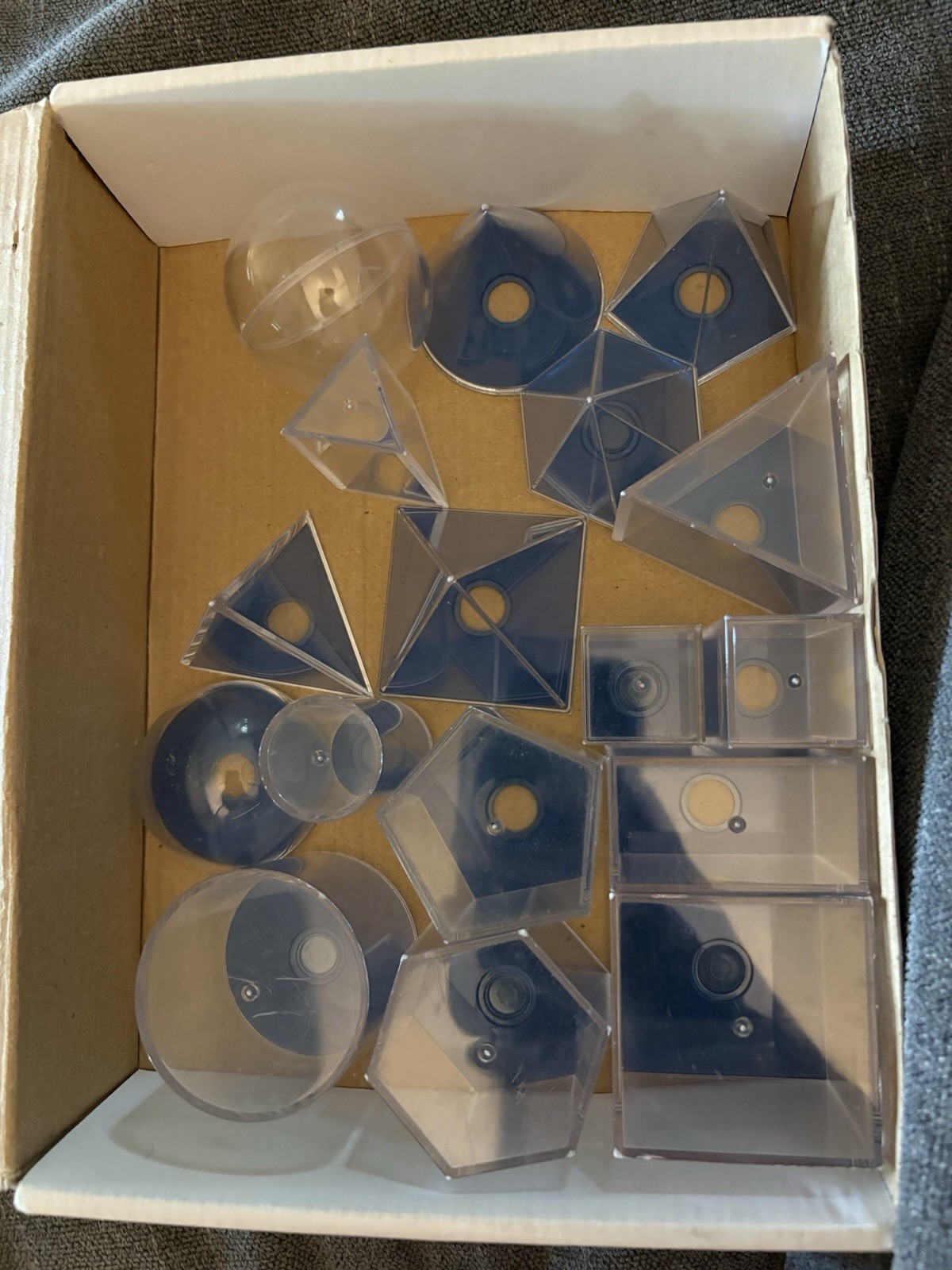 Geometric Volume Set: 17 Piece Math Manipulatives