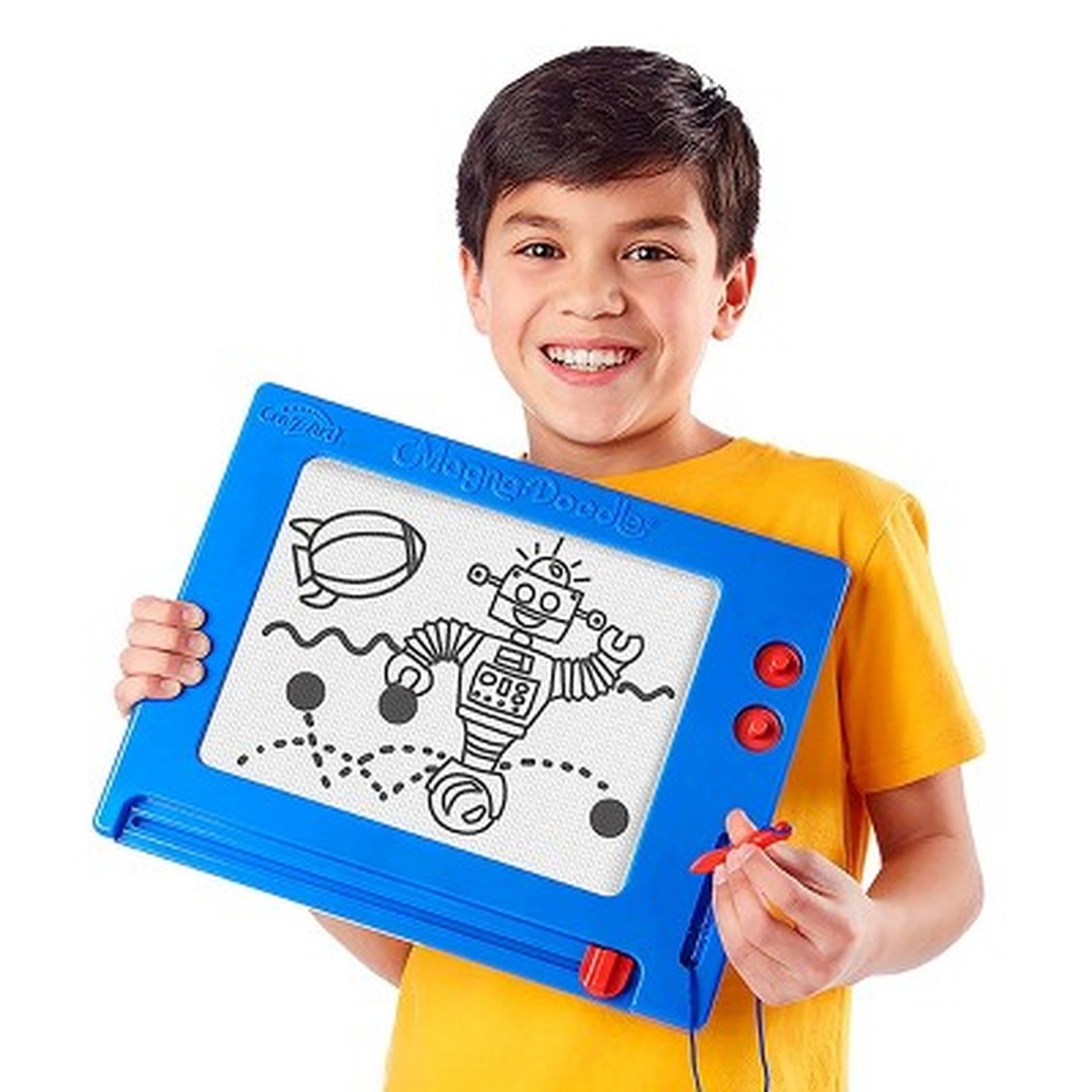 Cra-Z-Art Retro Magna Doodle Drawing Toy with Stylus & Stamps