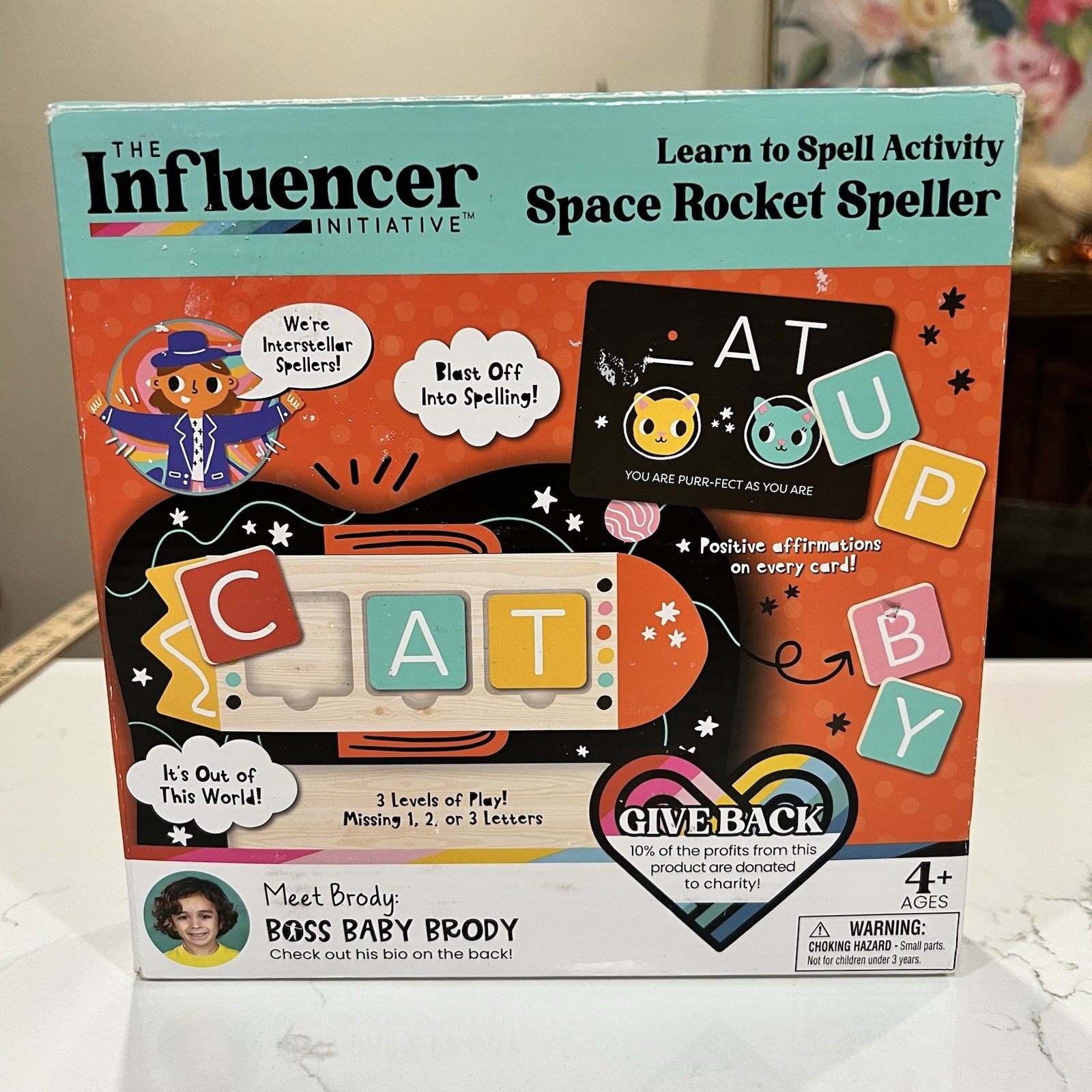 The Influencer Initiative Learn to Spell Activity Space Rocket Speller Age 4+
