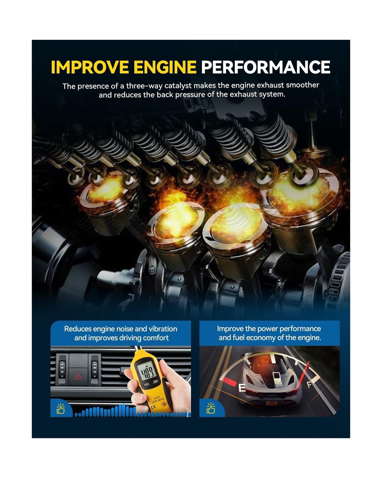 PHILTOP Left and Right Catalytic Converter Replacement For 2013-2019 Explorer…