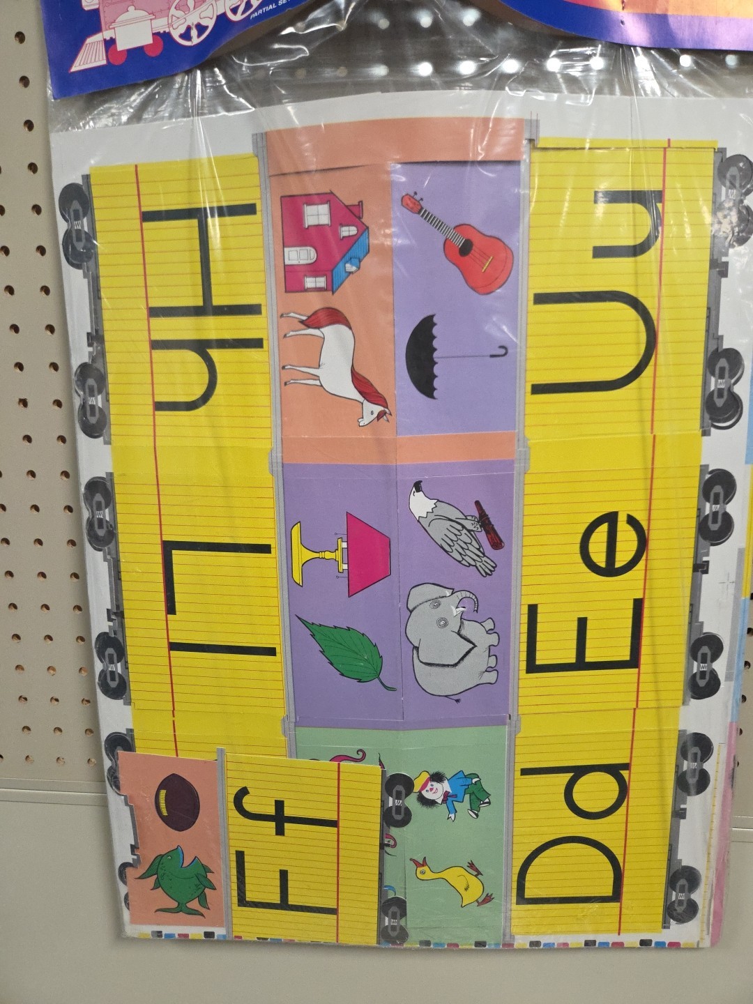 Vintage Alphabet Express Wall Chart By Judy/Instructo