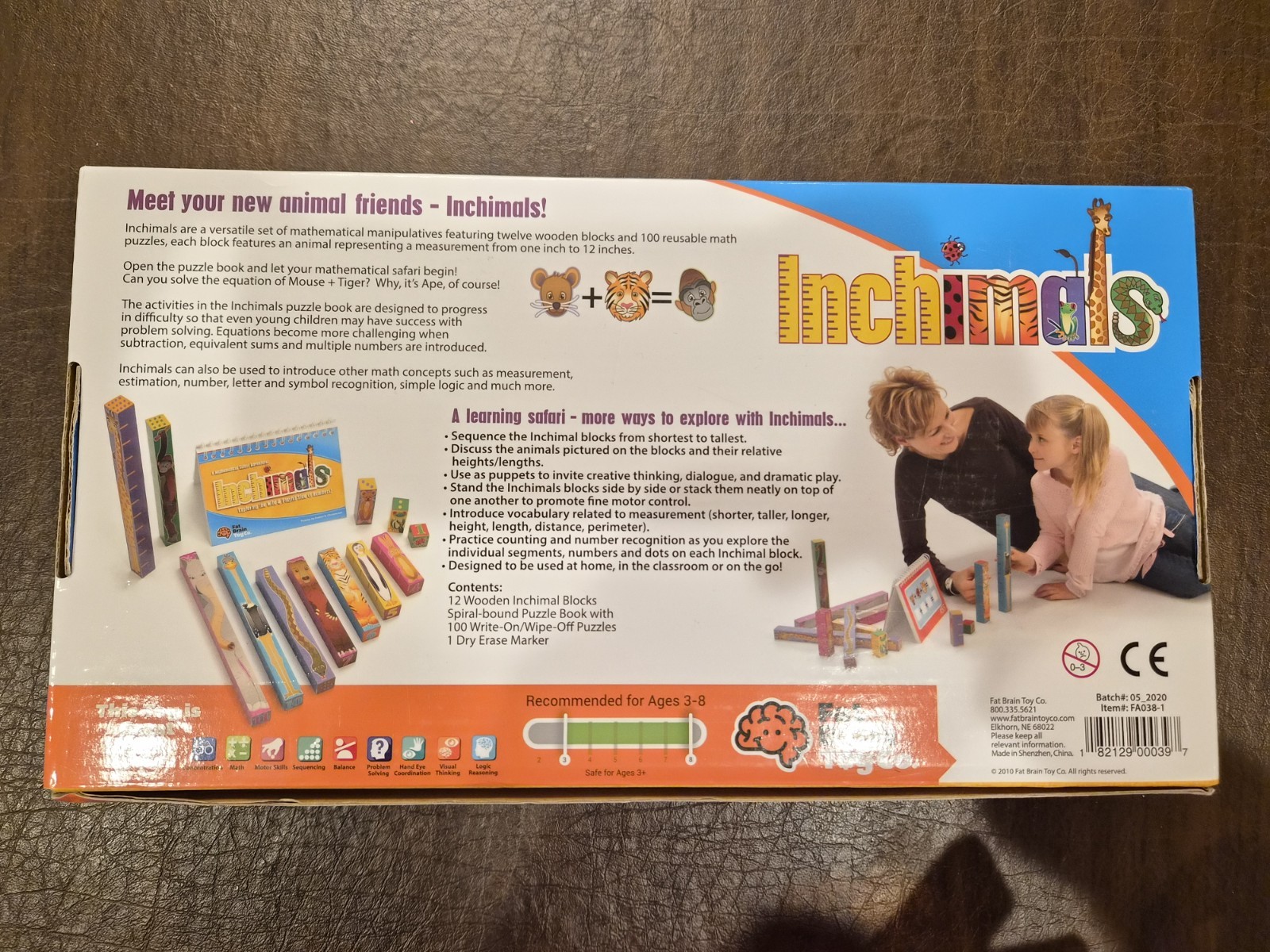 Inchimals Fat Brain Toys Game