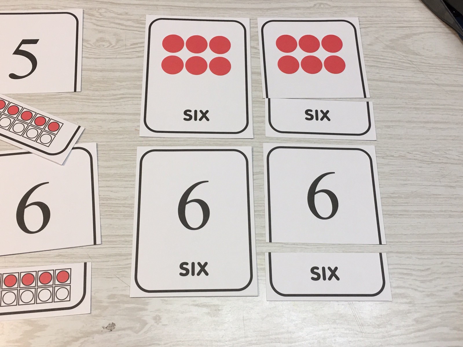 Identifying Numbers – Cards for Learning Center – Three Part Cards – Montessori