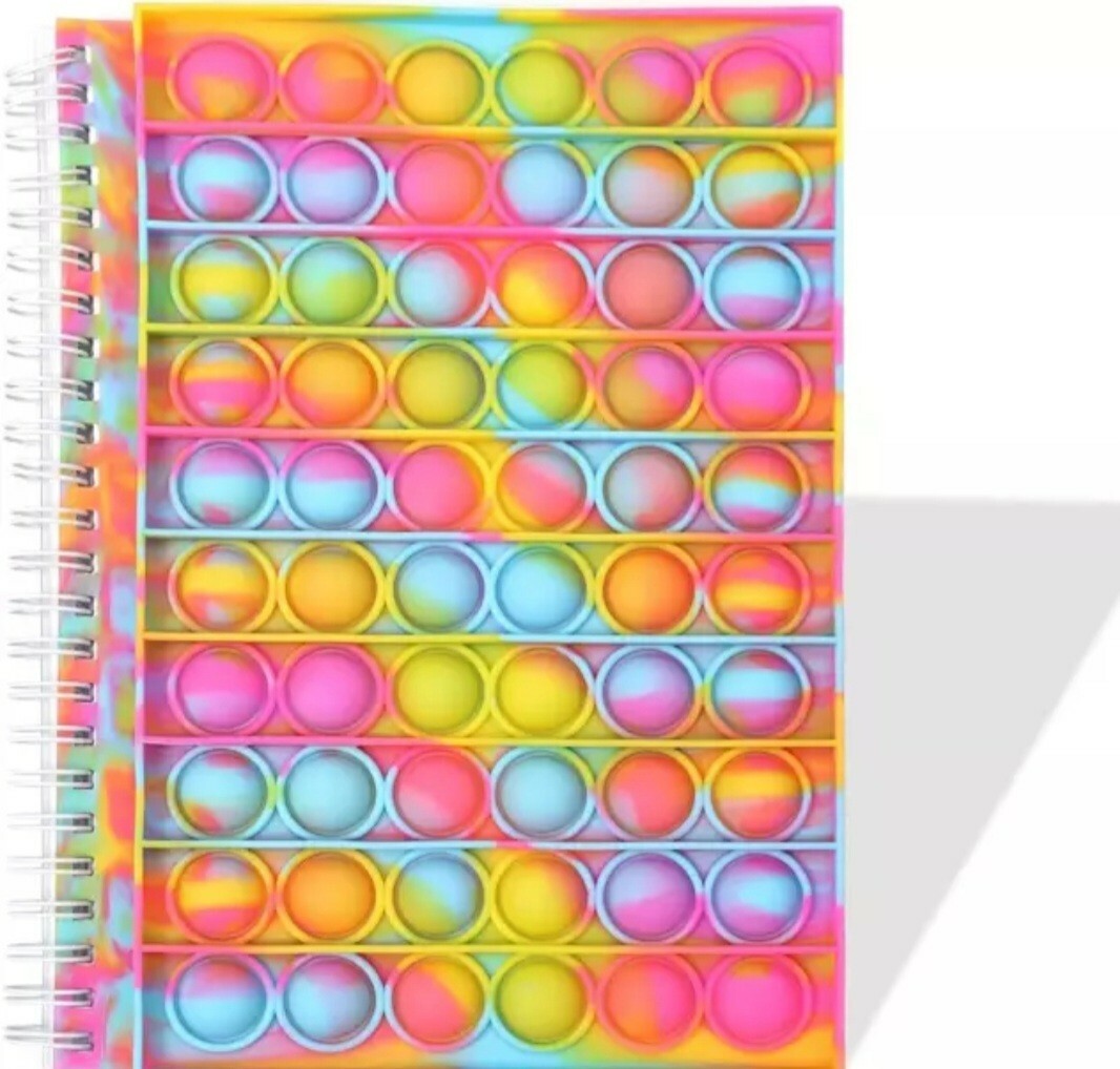 Pop it Fidget Spiral Notebook