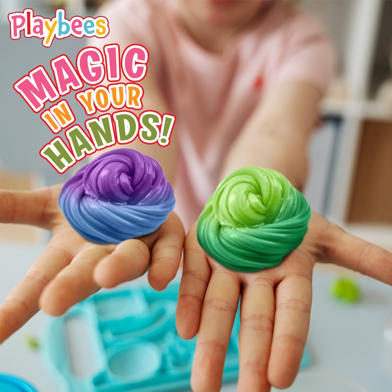 Frudge Putty 4-Pack – Heat Sensitive – Color Changing Slime – 2 Oz per Container