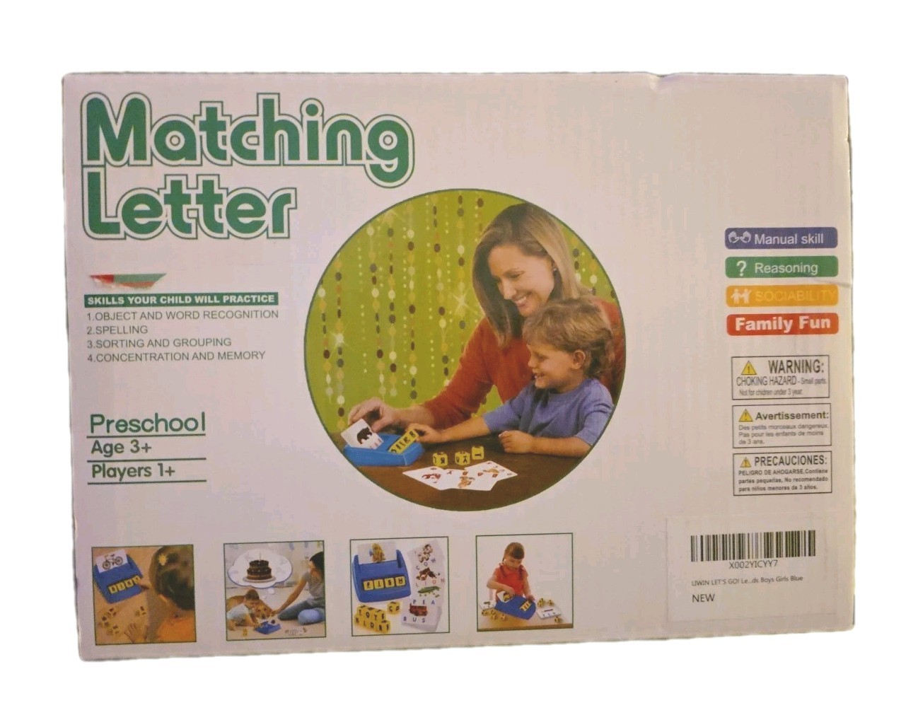 Matching Letter Game, Alphabet Spelling & Reading Words, Objects & Color Reco…