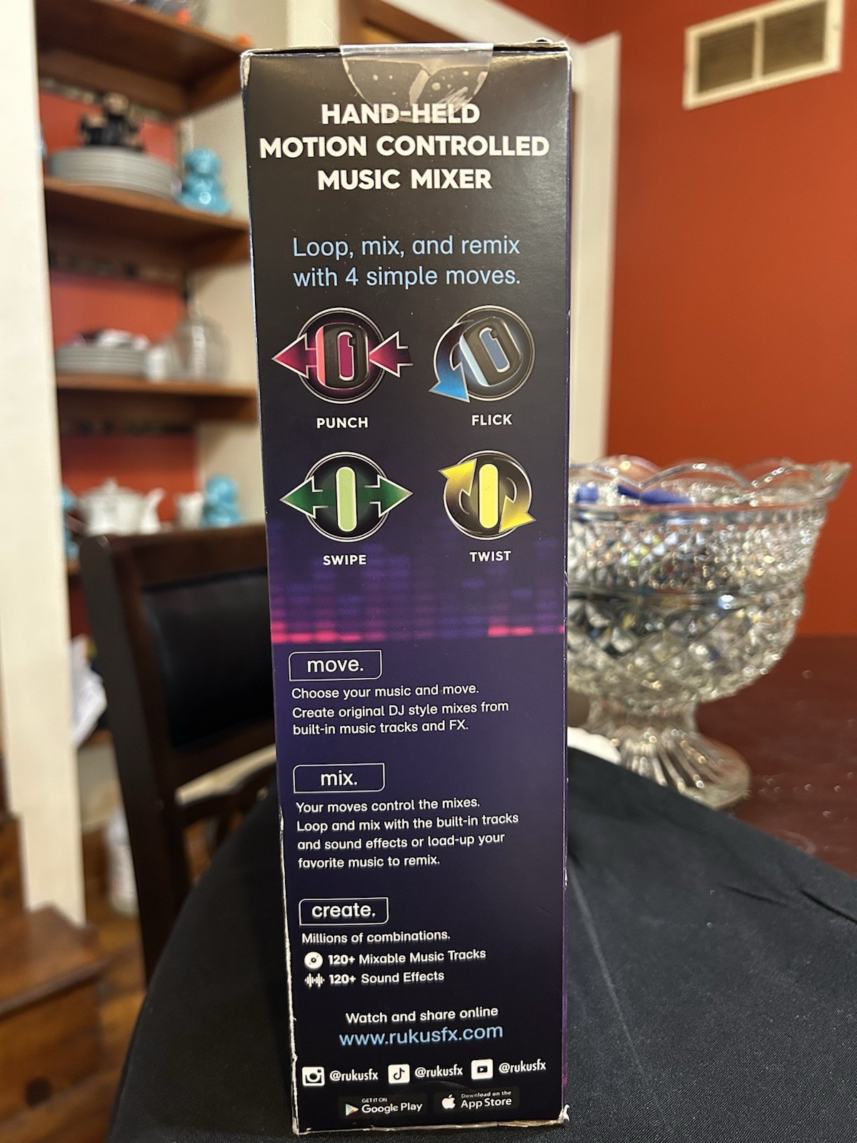 Rukus FX Pro Motion Controlled Music Mixer Gaming : Just Play,Creative Thinking