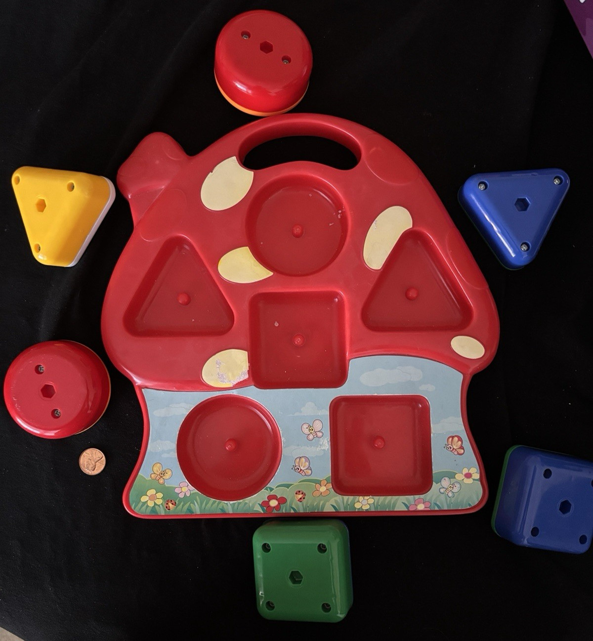 Shape Toy Wonder Years Mushroom Shaped Play House Activity Center ~ Megcos