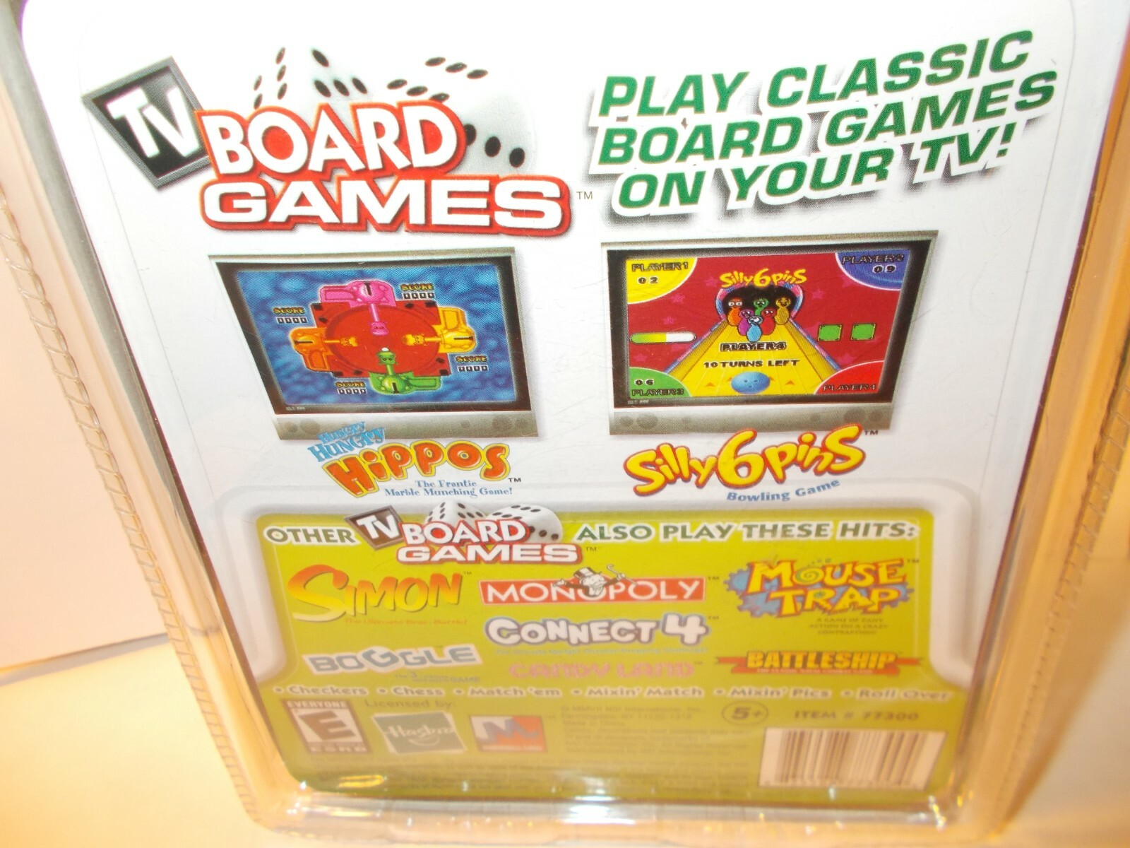 2007 TV Board Games 3 in 1 Hungry Hippos,Silly 6 Pins,Match ‘Em-Plug N’ Play New