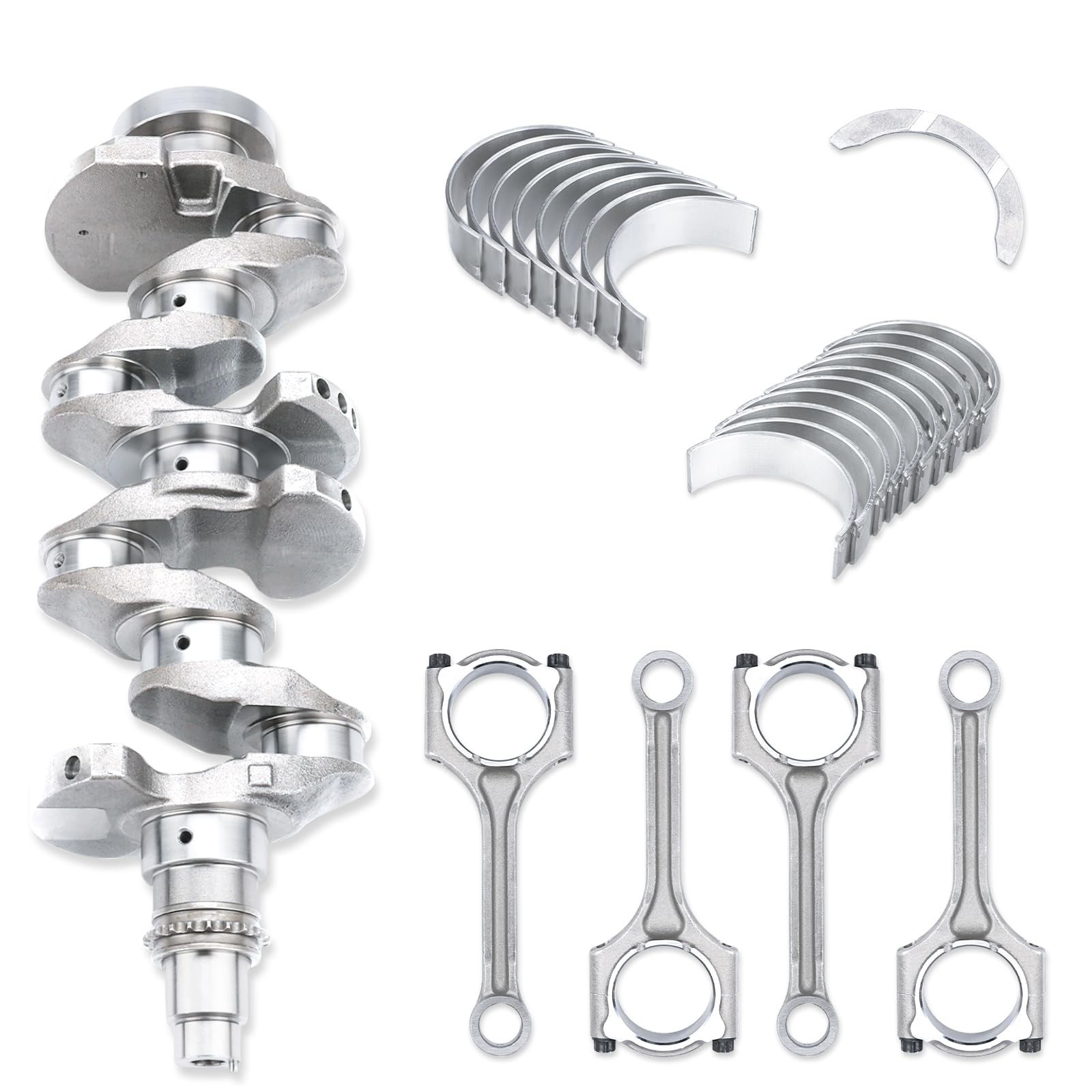 JDMON Engine Crankshaft Connecting Rod Bearing Kit Compatible with Hyundai El…