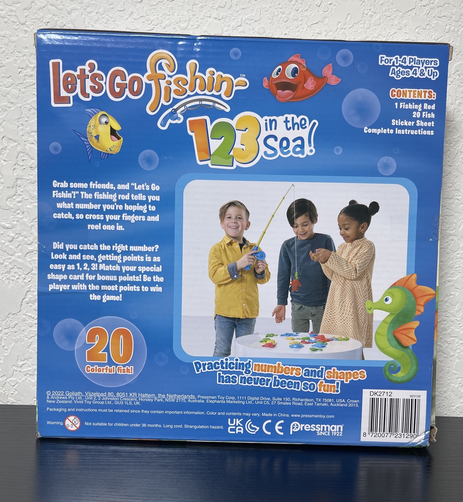 Let’s Go Fishin’ 123 in The Sea! – Practice Counting, Shapes, and Colors Game