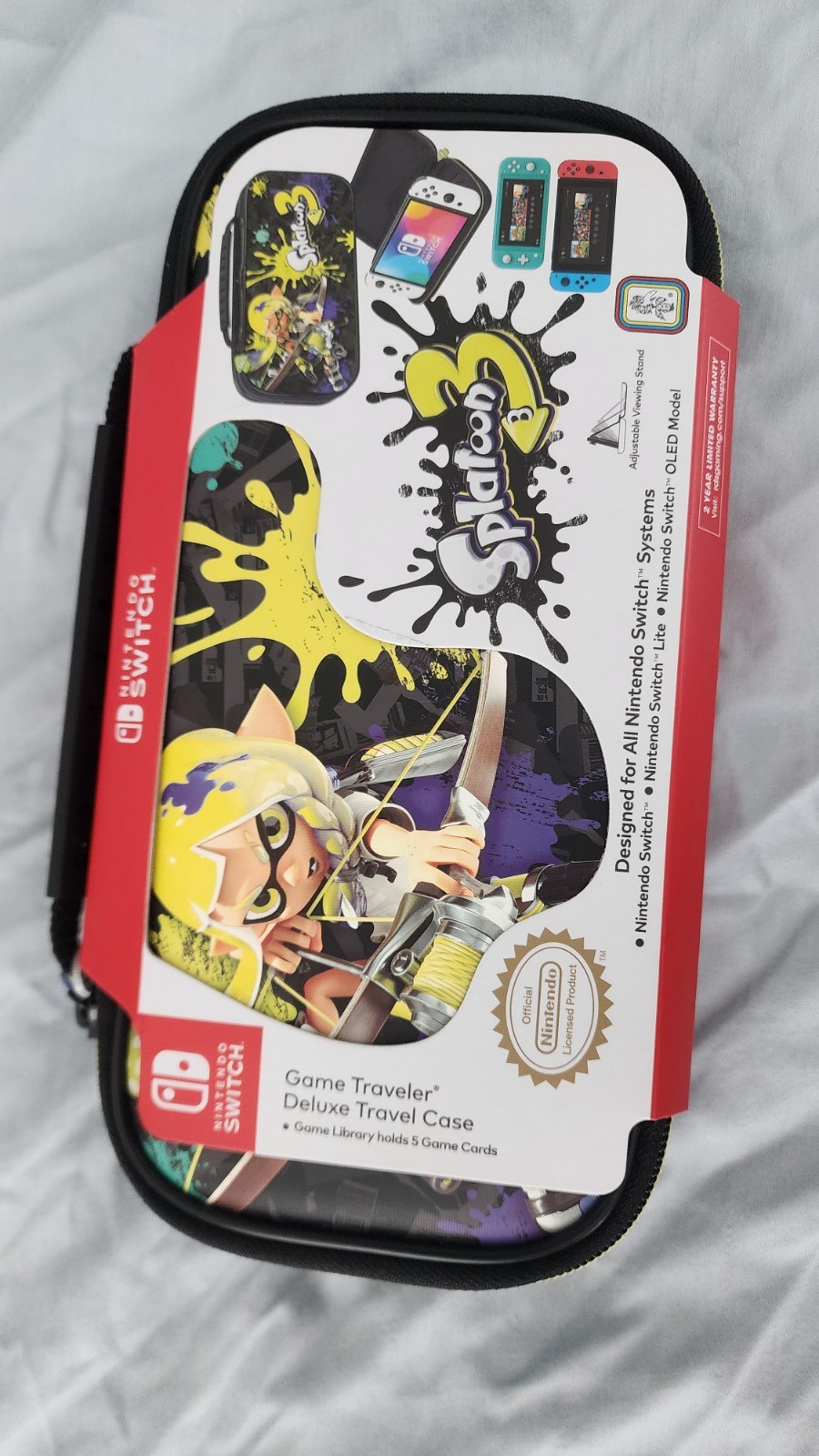 Game Traveler RDS Splatoon 3 Nintendo Switch Case – Switch OLED Case for Switch