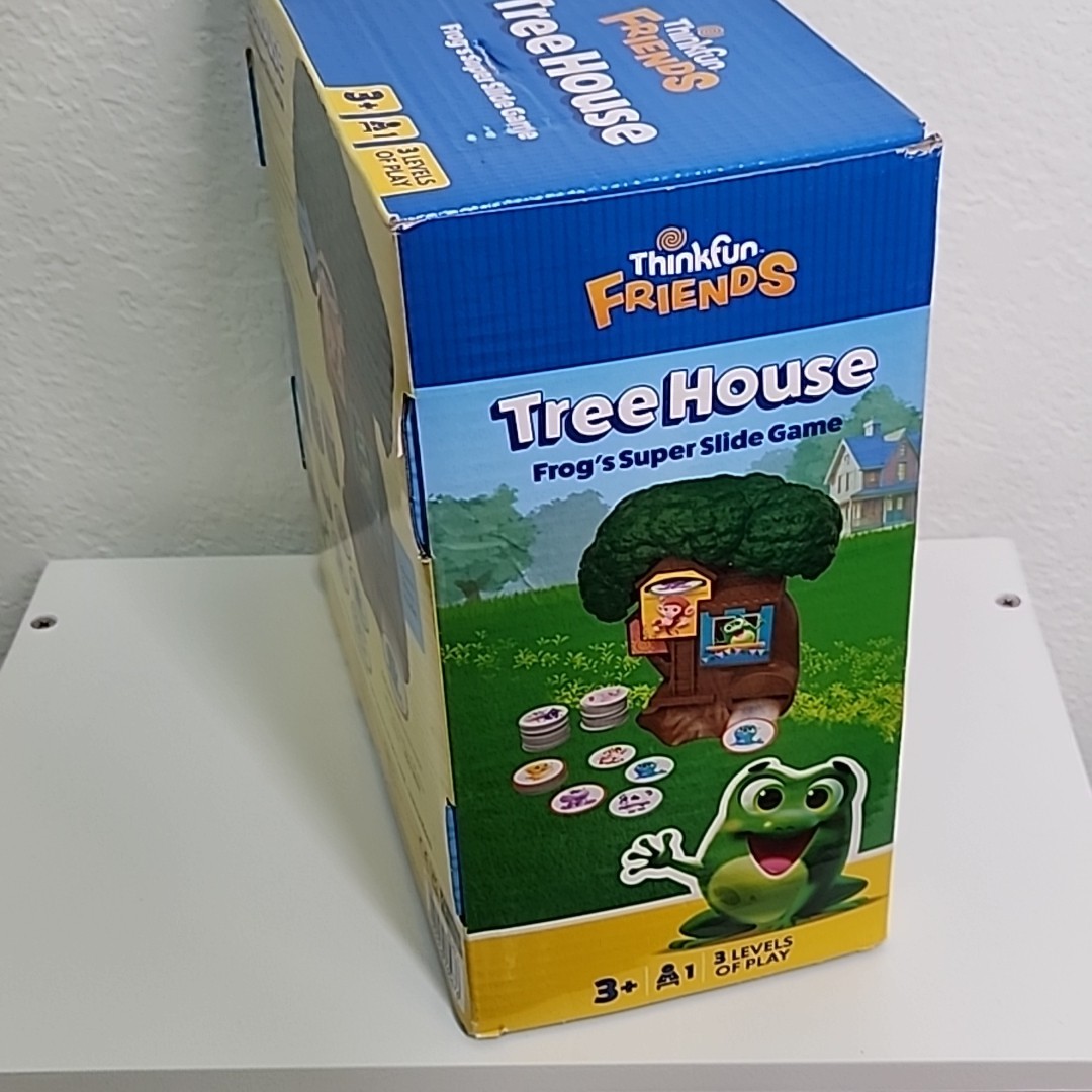 ThinkFun Friends Tree House Board Game: Frog’s super slide Educational Focus