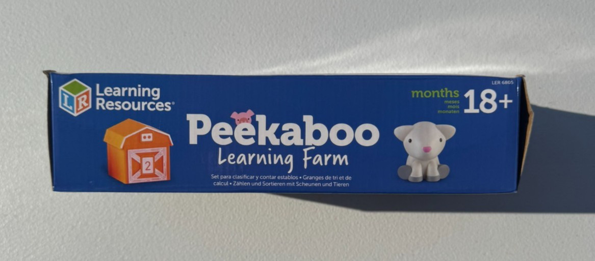 Learning Resources Peekaboo Learning Farm – Educational Toy Set (Damaged Box)