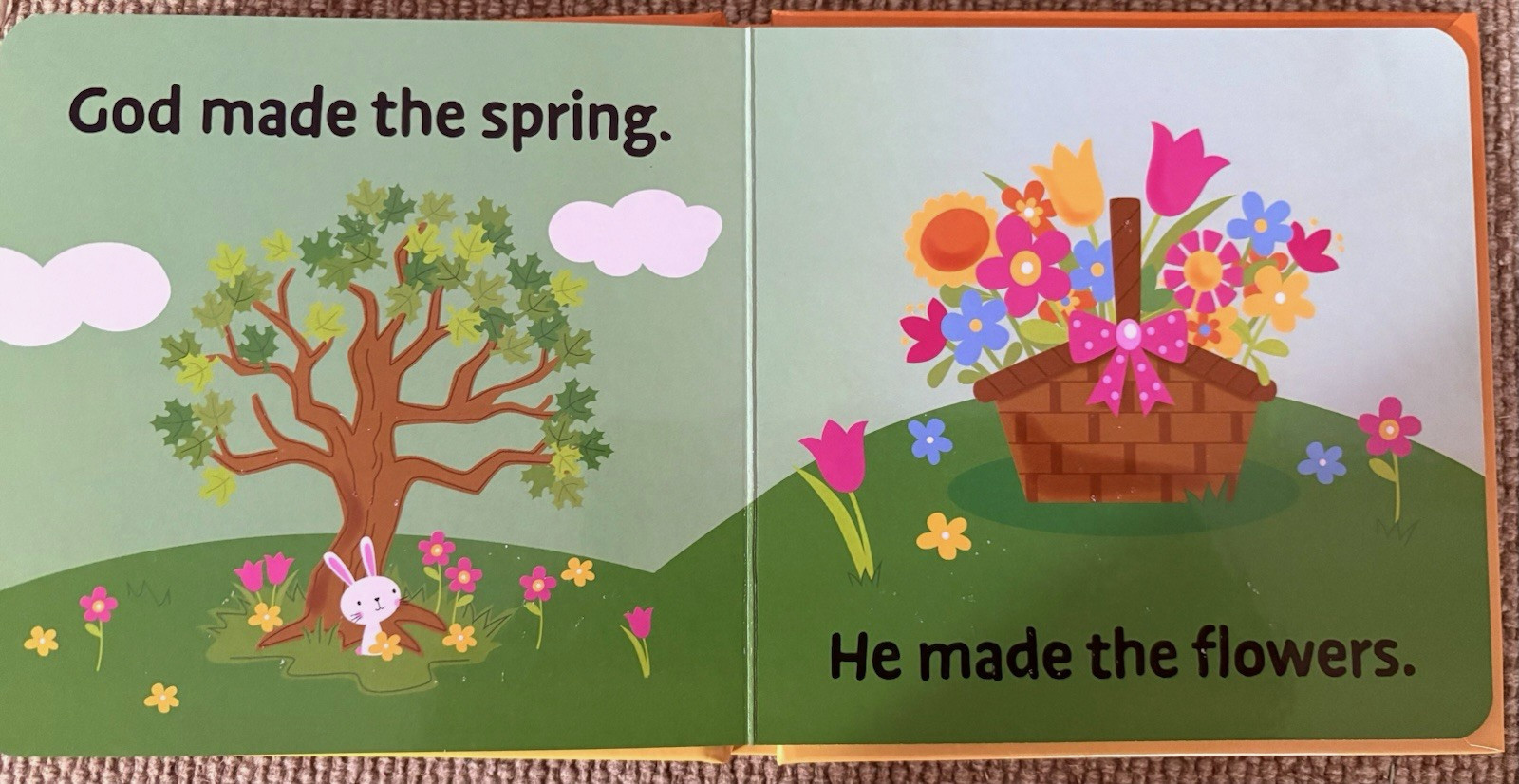 GOD MADE Animals, Colors, Earth & Seasons Padded Board Books CHOICE-4 Pre-K NEW!